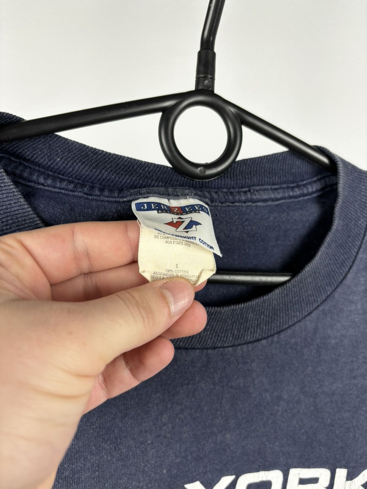 New York Yankees × Vintage New York vintage big logo t shirt size L Size US L / EU 52-54 / 3 - 4 Thumbnail