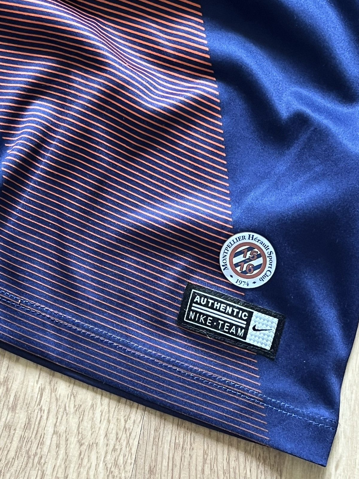 Nike Nike vintage montpellier 2016 football jersey rare y2k styl Size US L / EU 52-54 / 3 - 7 Thumbnail