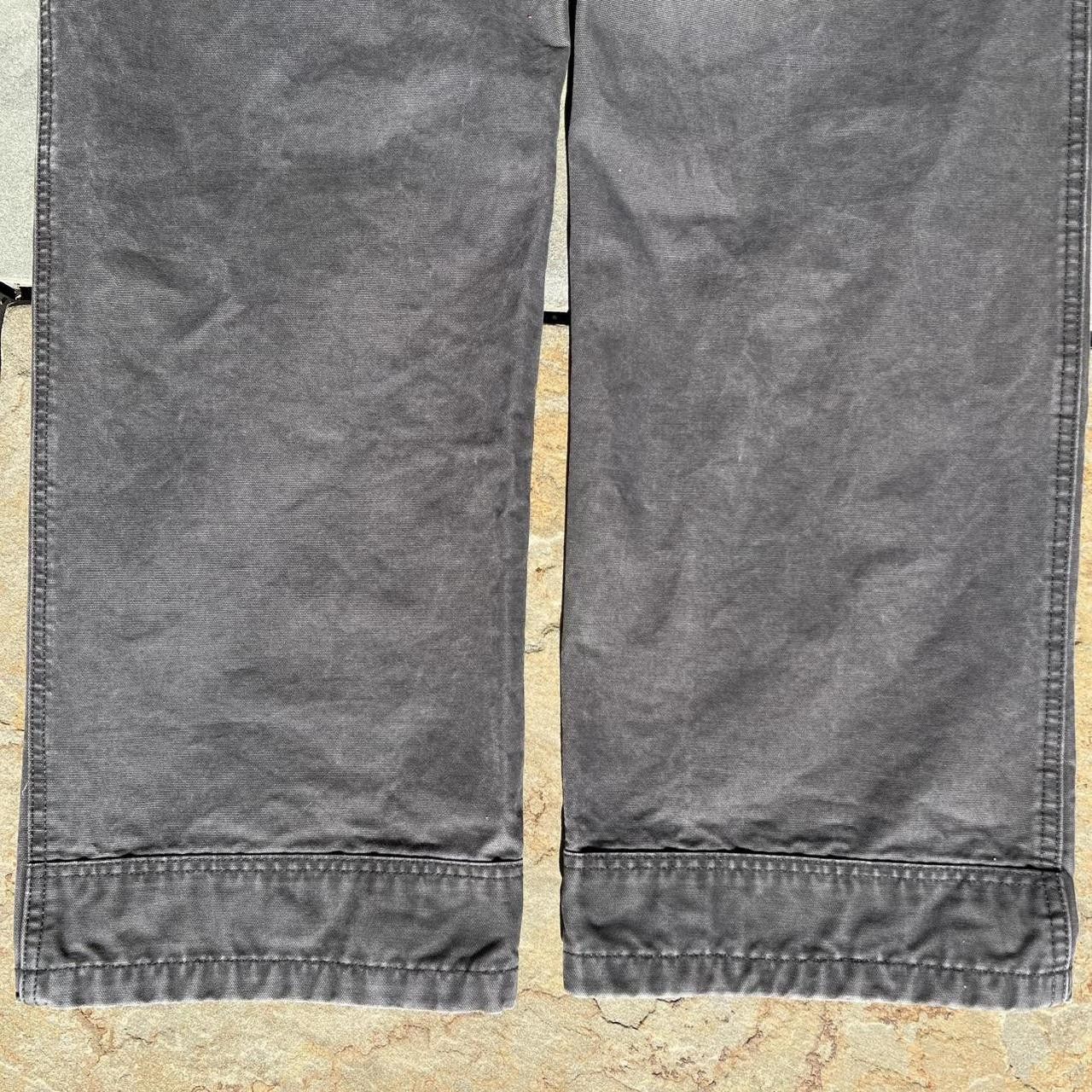 Eddie Bauer Grey Garment Dyed Canvas Utility Work Pants Size US 38 / EU 54 - 7 Thumbnail
