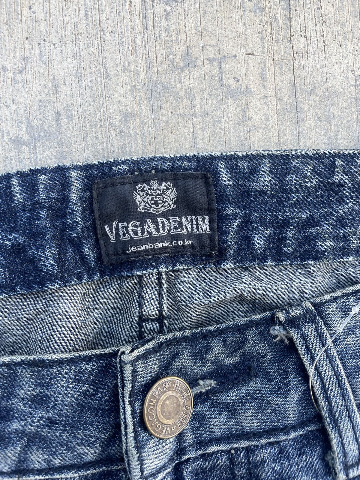Japanese Brand 2000s JAPANESE BRAND VEGADENIM WHISKER WASH Size US 33 - 2 Thumbnail