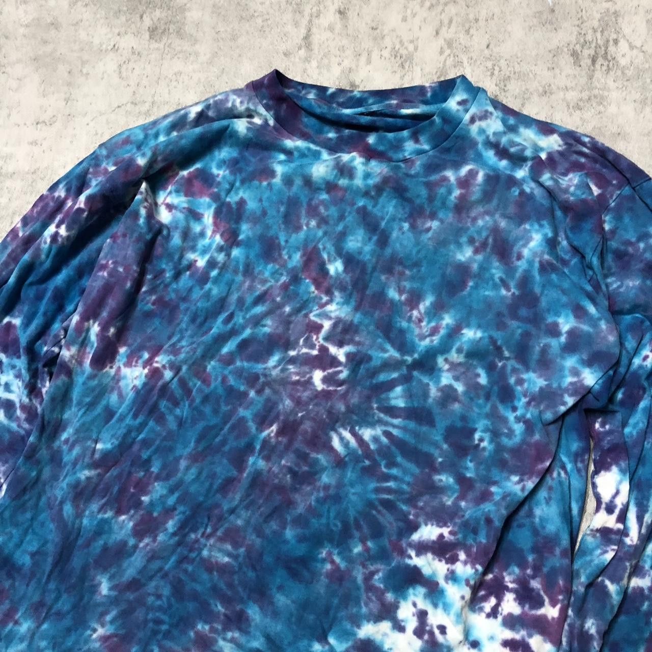 Other Blue tie-dye long sleeve shirt #tie-dye Size US L / EU 52-54 / 3 - 2 Thumbnail