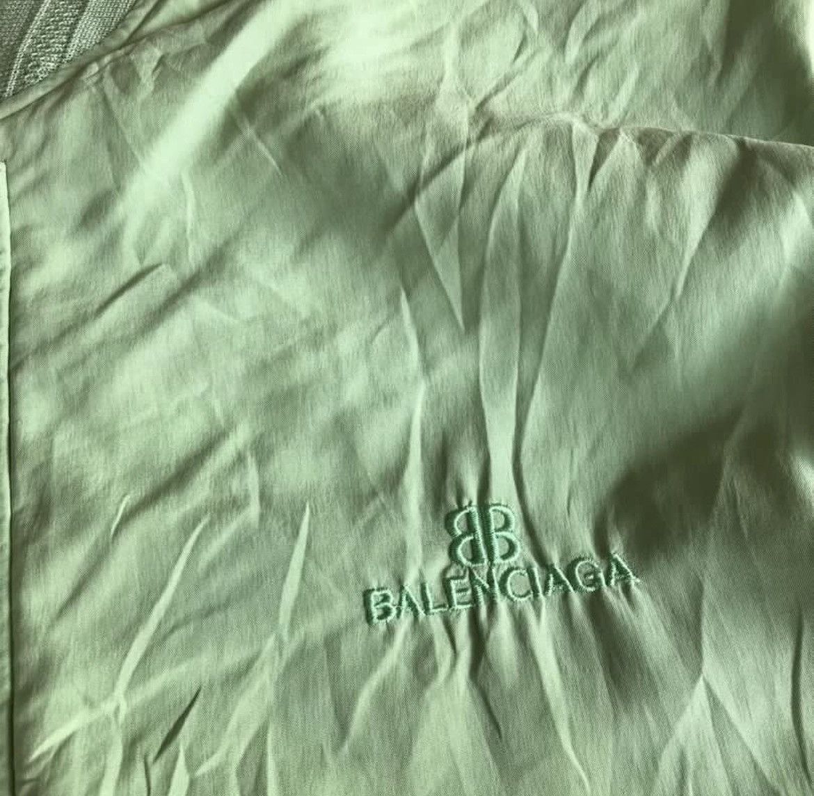 Balenciaga Vintage Balenciaga BB Paris Lime Green Jacket Size US XL / EU 56 / 4 - 2 Thumbnail