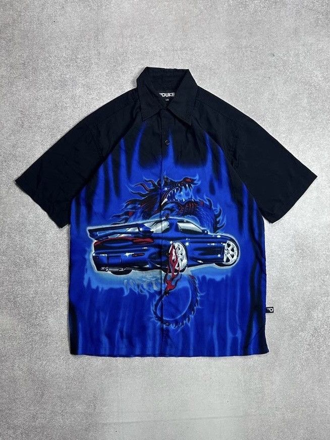 Japanese Brand Vintage Mazda Rx-7 Japanese Hawaiian Shirt L Size US L / EU 52-54 / 3 - 1 Thumbnail