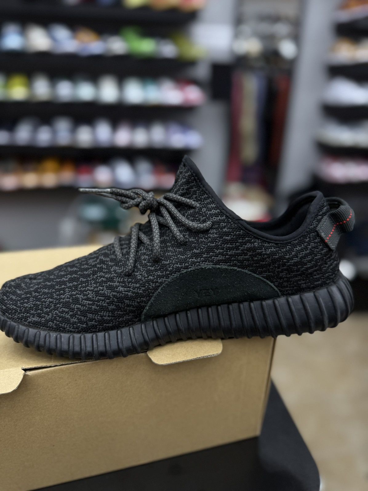 Yeezy Yeezy 350 Pirate Black (2016) Size 11 Pre Owned 🧼 Size US 11 / EU 44 - 6 Thumbnail