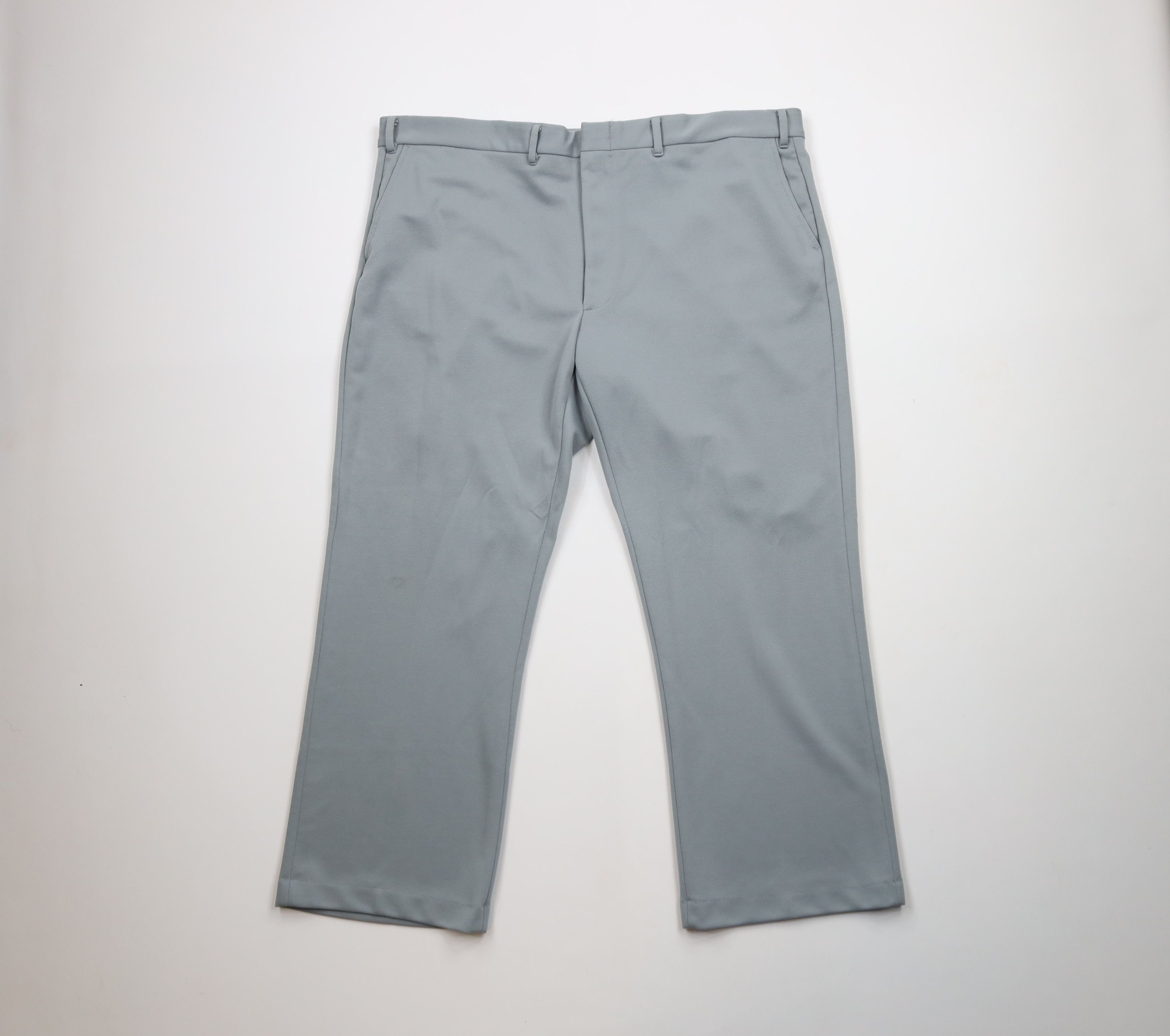 Vintage Vintage 70s Streetwear Bell Bottoms Chino Pants Gray USA Size US 44 / EU 60 - 1 Thumbnail