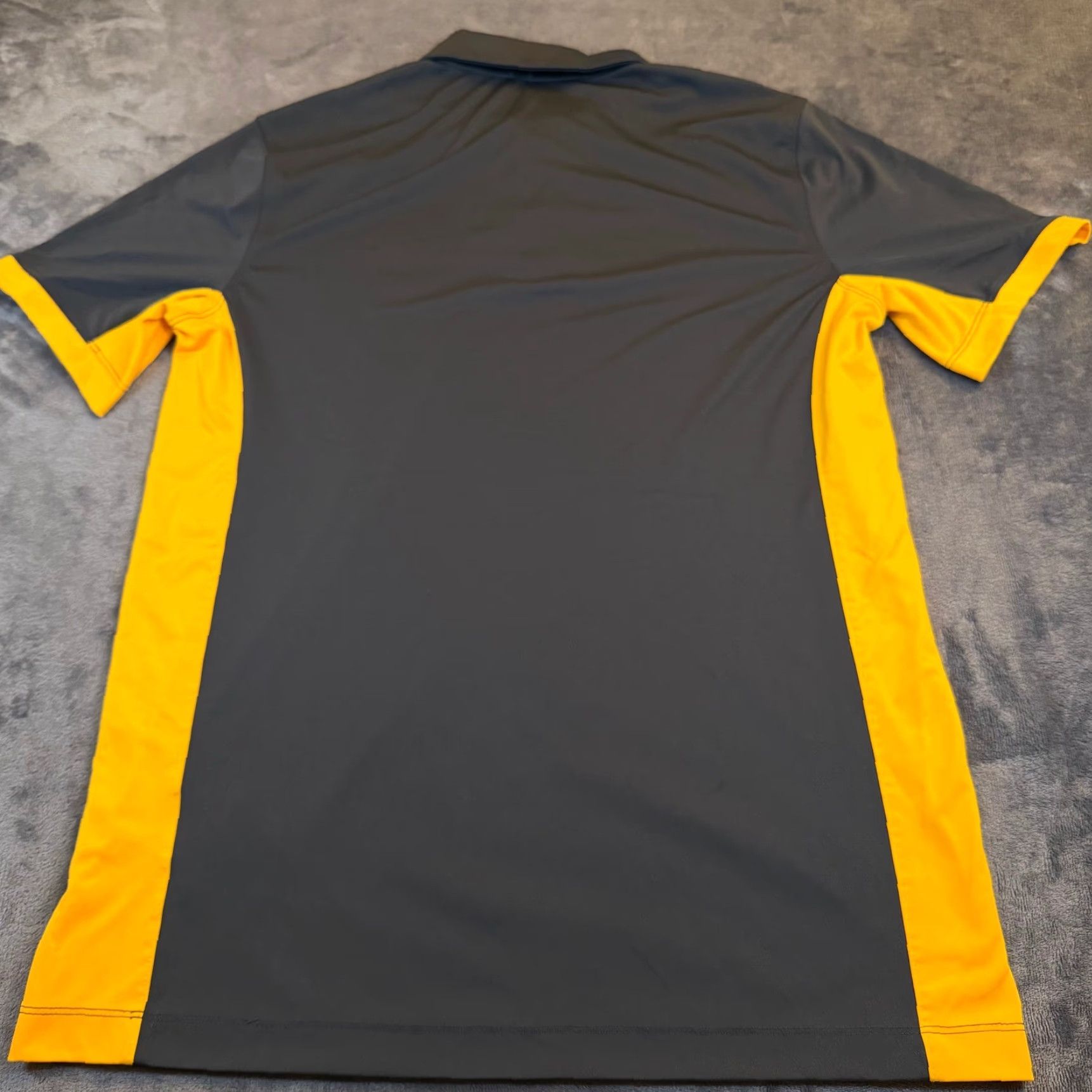 Nike Nike Dri-FIT Polo Shirt Mens Medium Gray Yellow College University Hawkeyes NCAA Sideline Athletic Casual/Activewear Shirt Size US M / EU 48-50 / 2 - 4 Thumbnail
