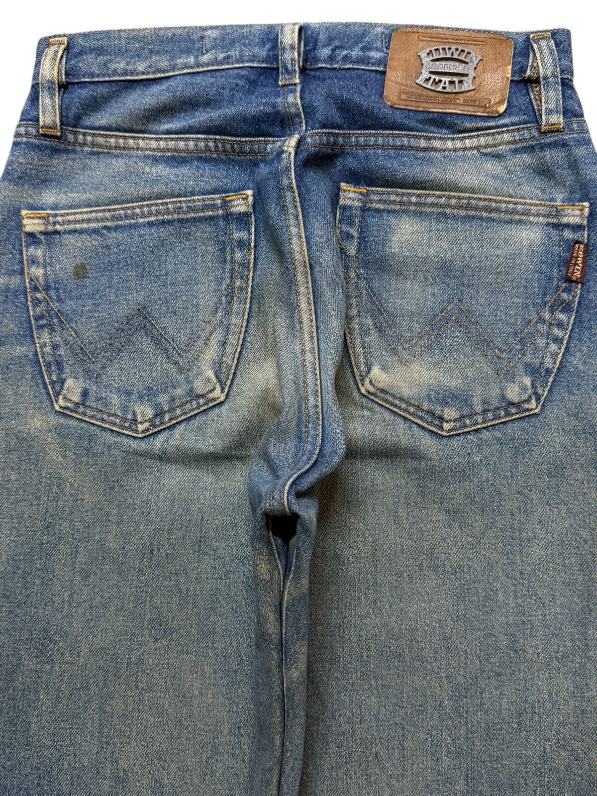 Edwin Vintage 90s Edwin Made In Italy Mud Wash Faded Whisker Style Size US 28 / EU 44 - 4 Thumbnail