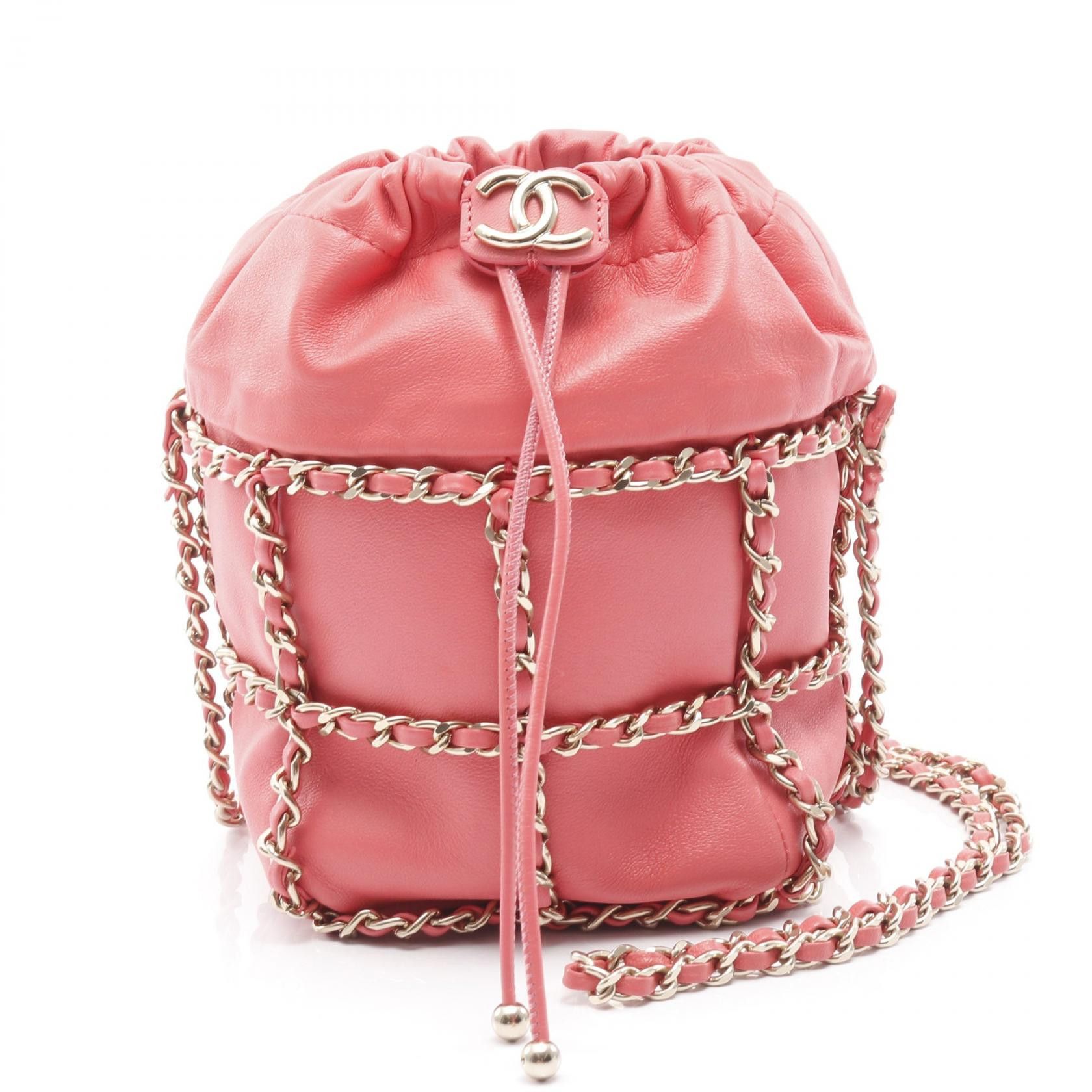 Chanel Chanel Chanel Coco Mark Lambskin Shoulder Bag Leather Shoulder Bag AS2313 Size ONE SIZE - 1 Thumbnail