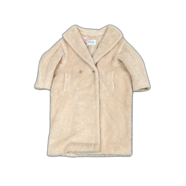 Max Mara Maxmara Pink Teddy Bear Fur Coat Size XS / US 0-2 / IT 36-38 - 1 Thumbnail