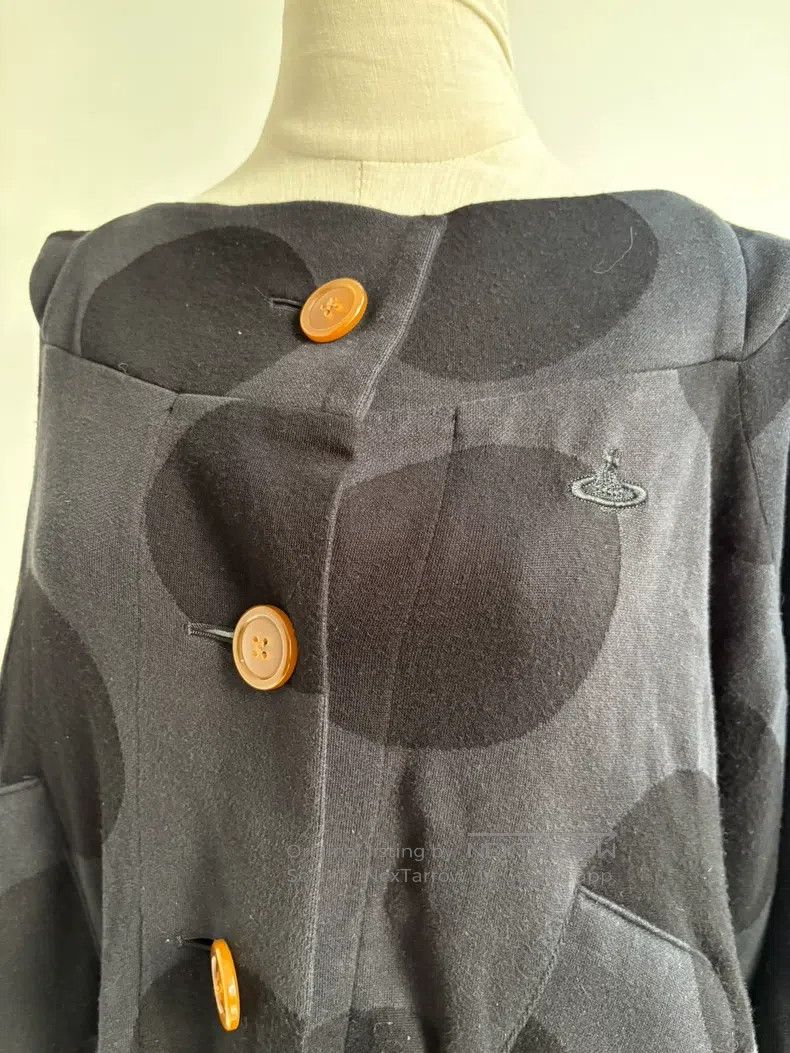 Vivienne Westwood Vivienne Westwood Vintage grayish black polka dot witch ho Size M / US 6-8 / IT 42-44 - 5 Thumbnail