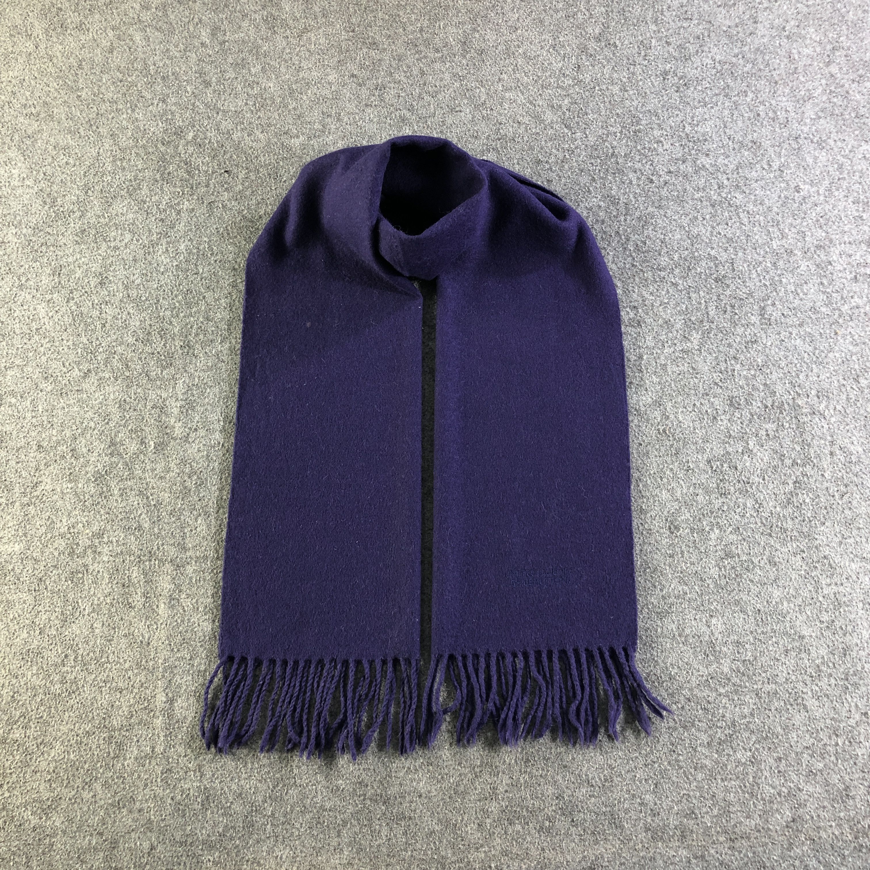 United Colors Of Benetton United Colors Of Benetton Wool Scarf Muffler V2758 Size ONE SIZE - 1 Thumbnail