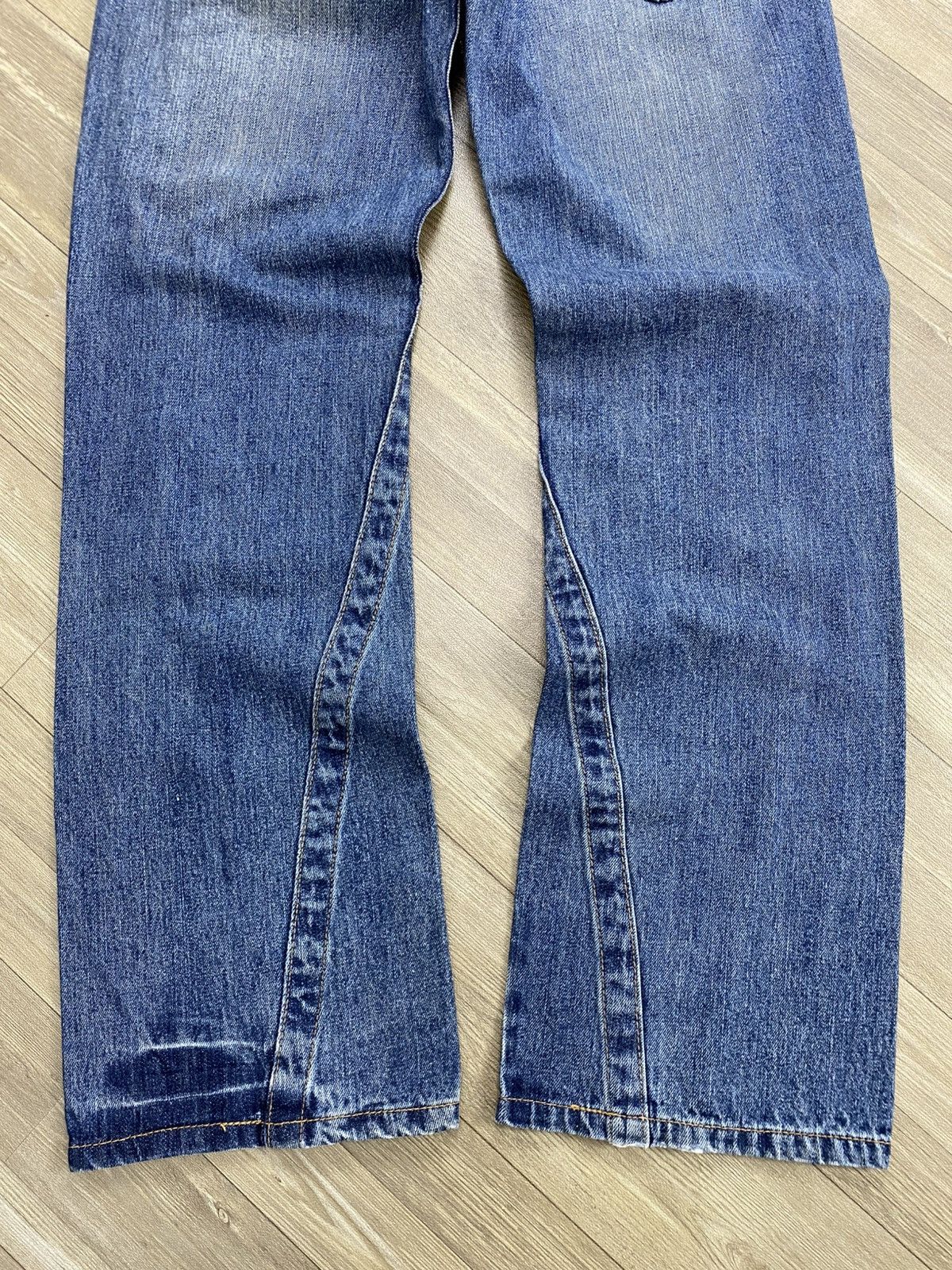 If Six Was Nine 2000s Jungle Storm Distressed Punk Lgb Mudmax Flared Jeans Size US 30 / EU 46 - 14 Thumbnail