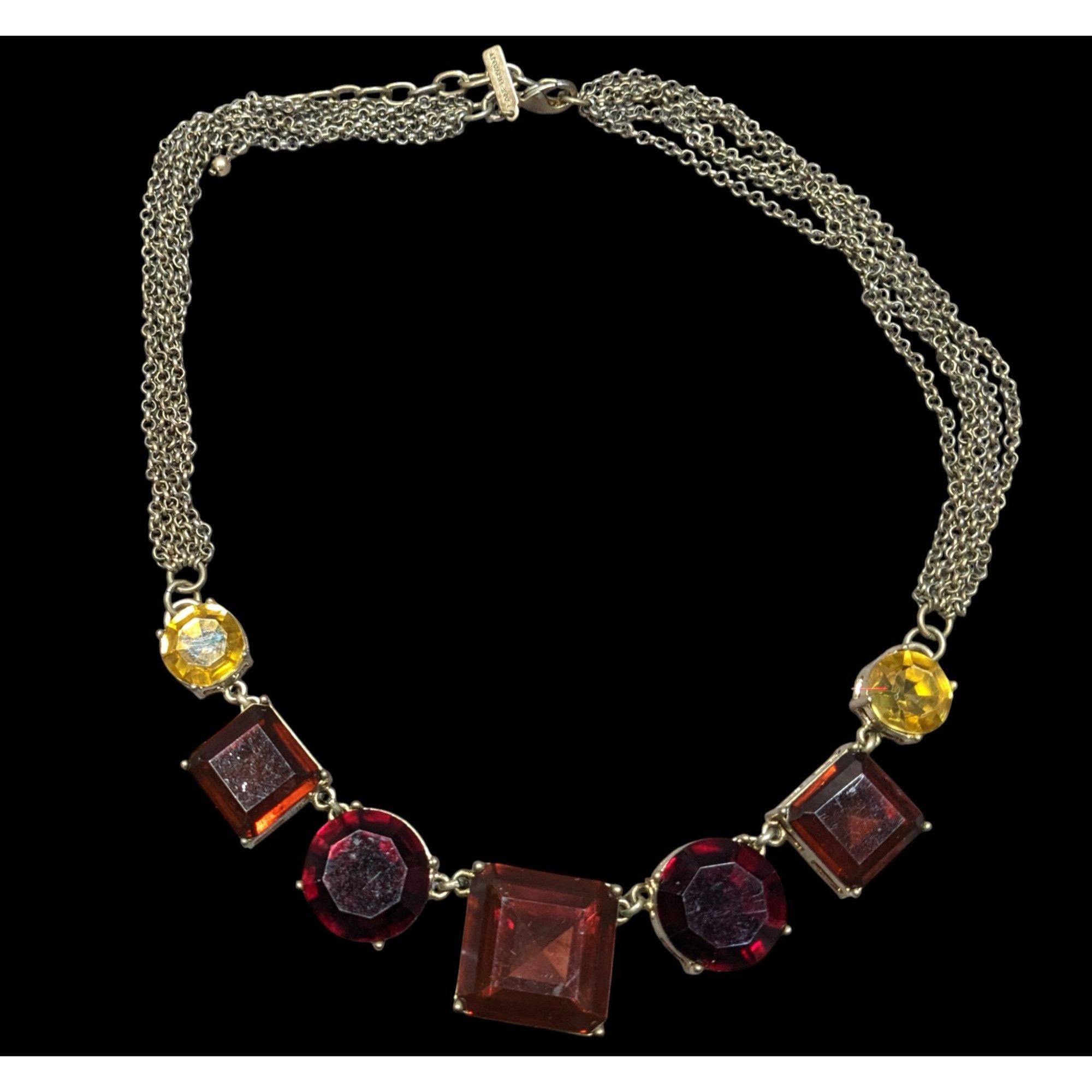 Other Vintage Lane Bryant Art Deco Style Gemmed Statement Necklace Size ONE SIZE - 1 Thumbnail