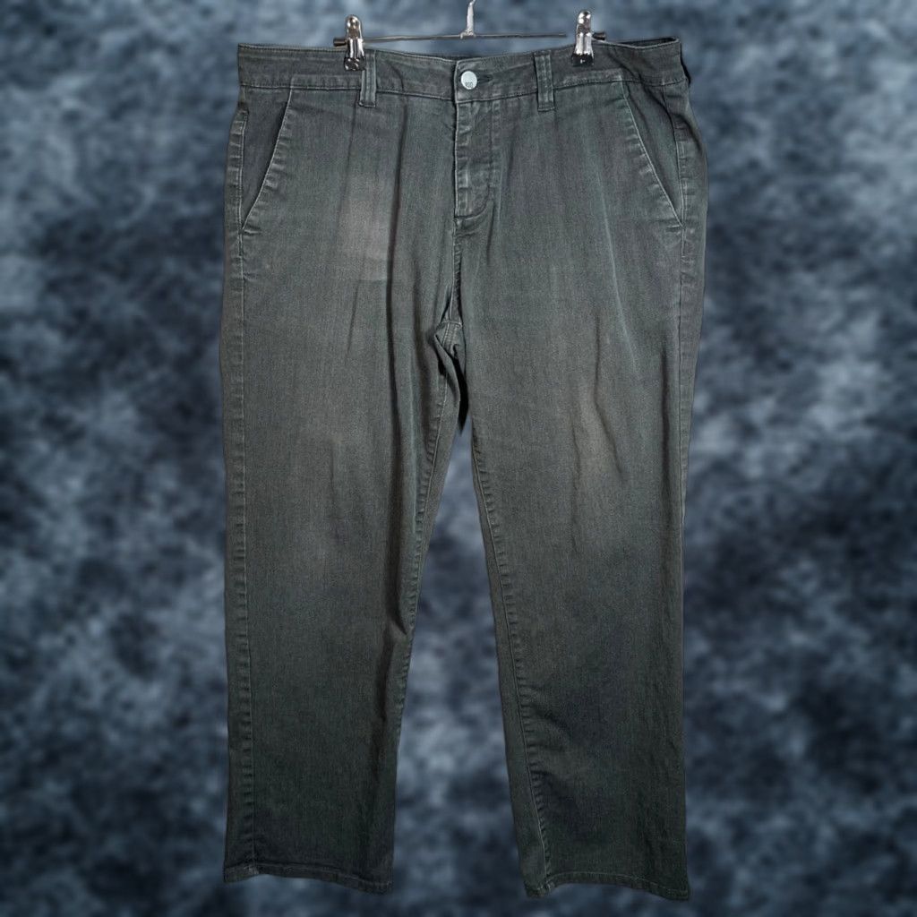 Rsq RSQ New York Slim Straight Chino Pants Mens 36 x 30 Dark Gray Cotton Blend Size US 36 / EU 52 - 1 Thumbnail