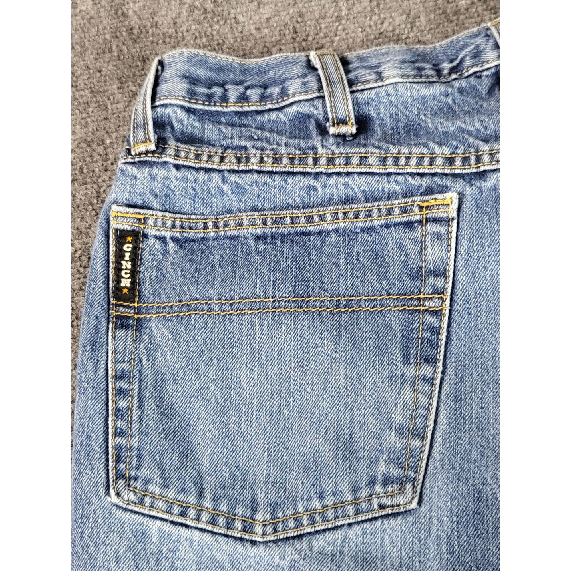 CINCH Cinch Black Label Tapered Leg Jeans Men Sz 35X34 Blue Denim Size US 35 - 8 Thumbnail