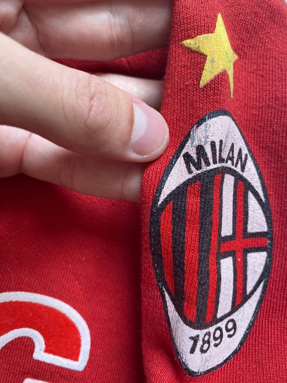 Vintage AC Milan Sweatshirt Crewneck Vintage 1990s Red Football Size US L / EU 52-54 / 3 - 6 Thumbnail