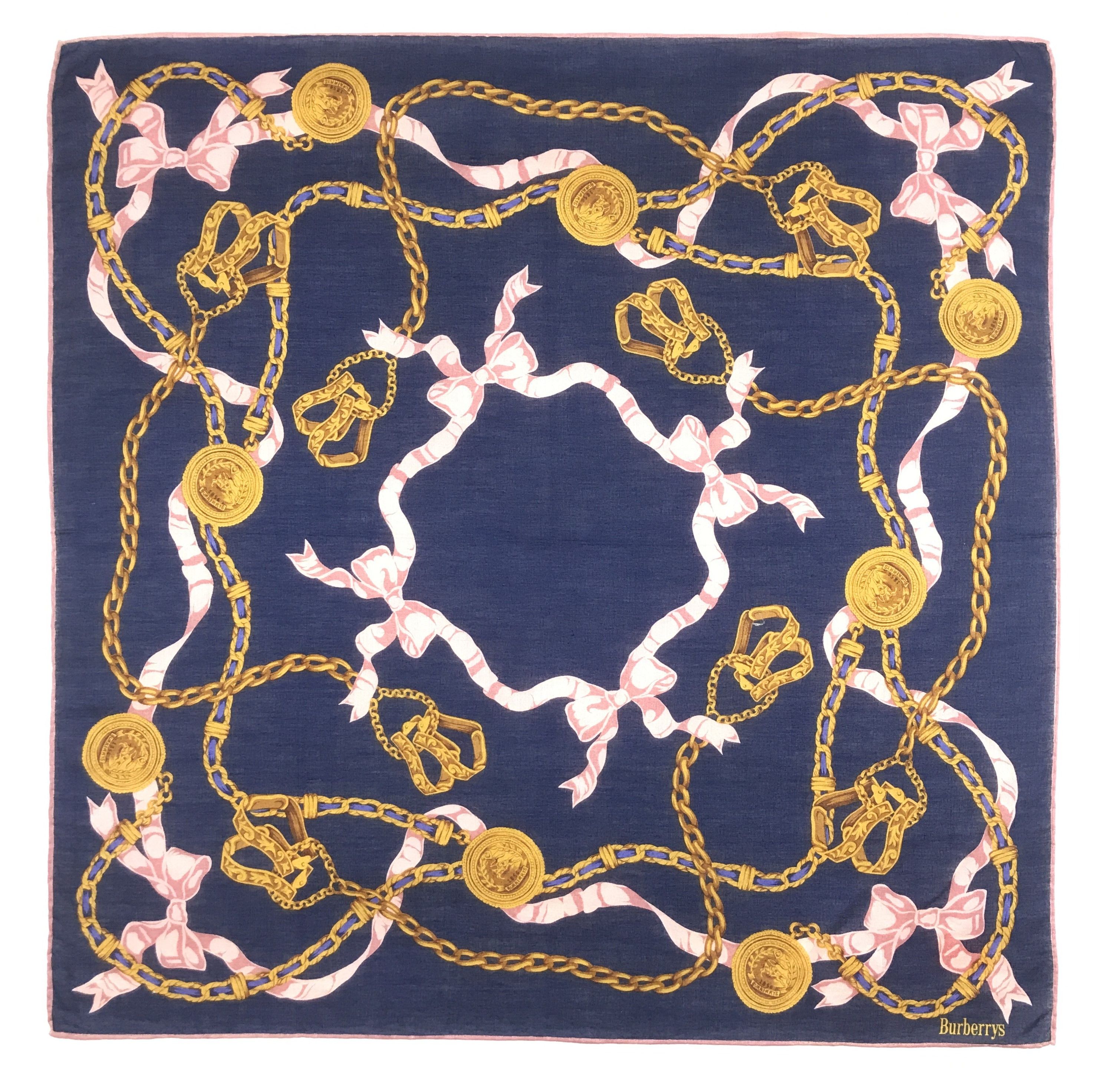 Burberry × Vintage Vintage Burberry Bandana Neckerchief Handkerchief Size ONE SIZE - 1 Thumbnail