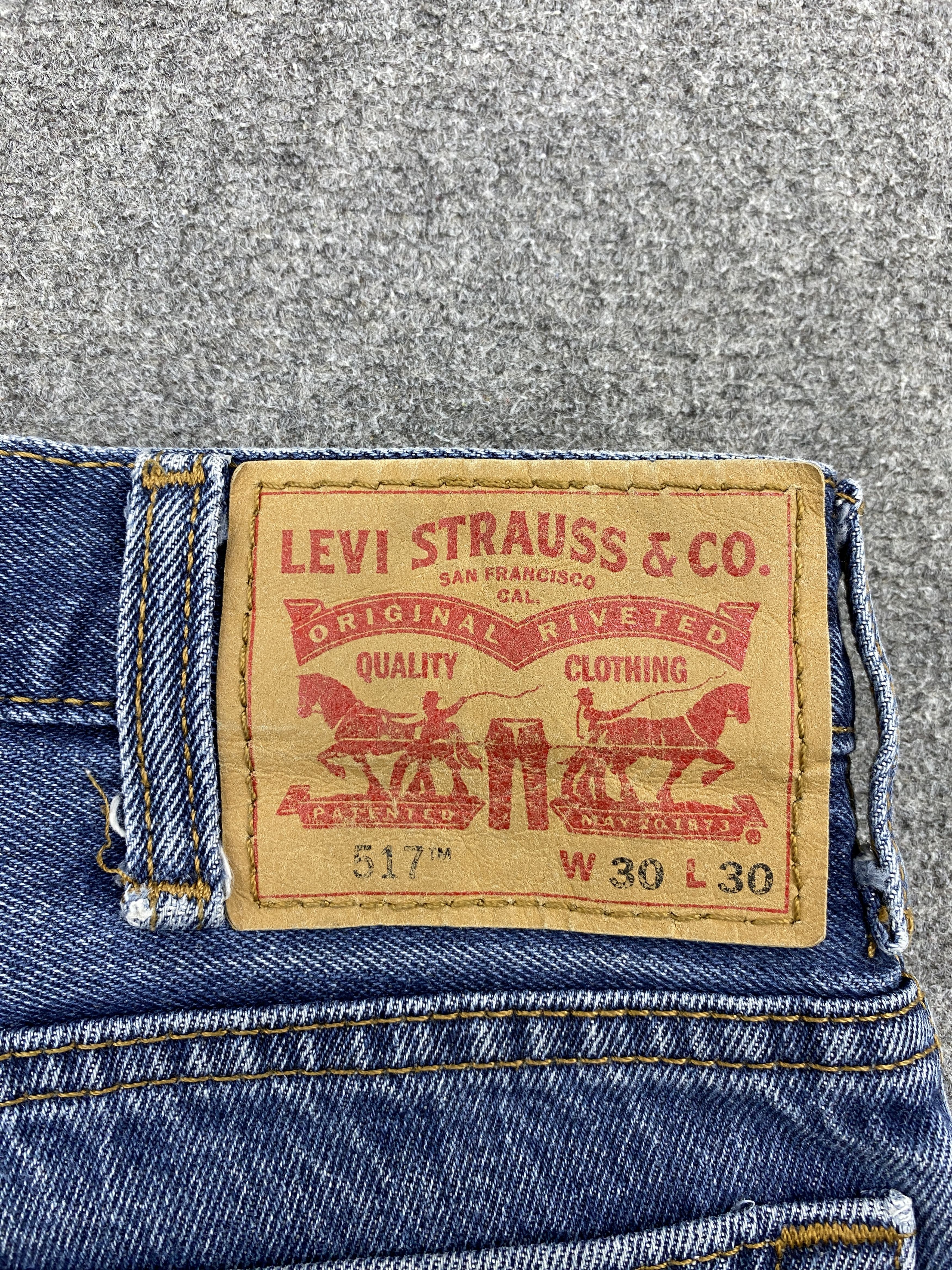 Levi's Vintage Levis 517 Flared Bootcut Denim DP2596 Size US 28 / EU 44 - 5 Thumbnail