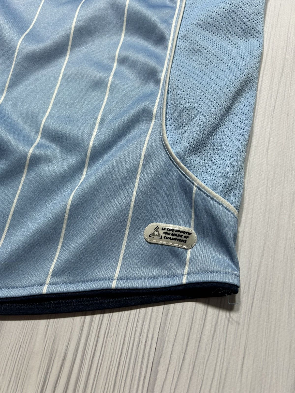 Le Coq Sportif Manchester City 2007 2008 Home Soccer Jersey Football Shirt Size US S / EU 44-46 / 1 - 5 Thumbnail