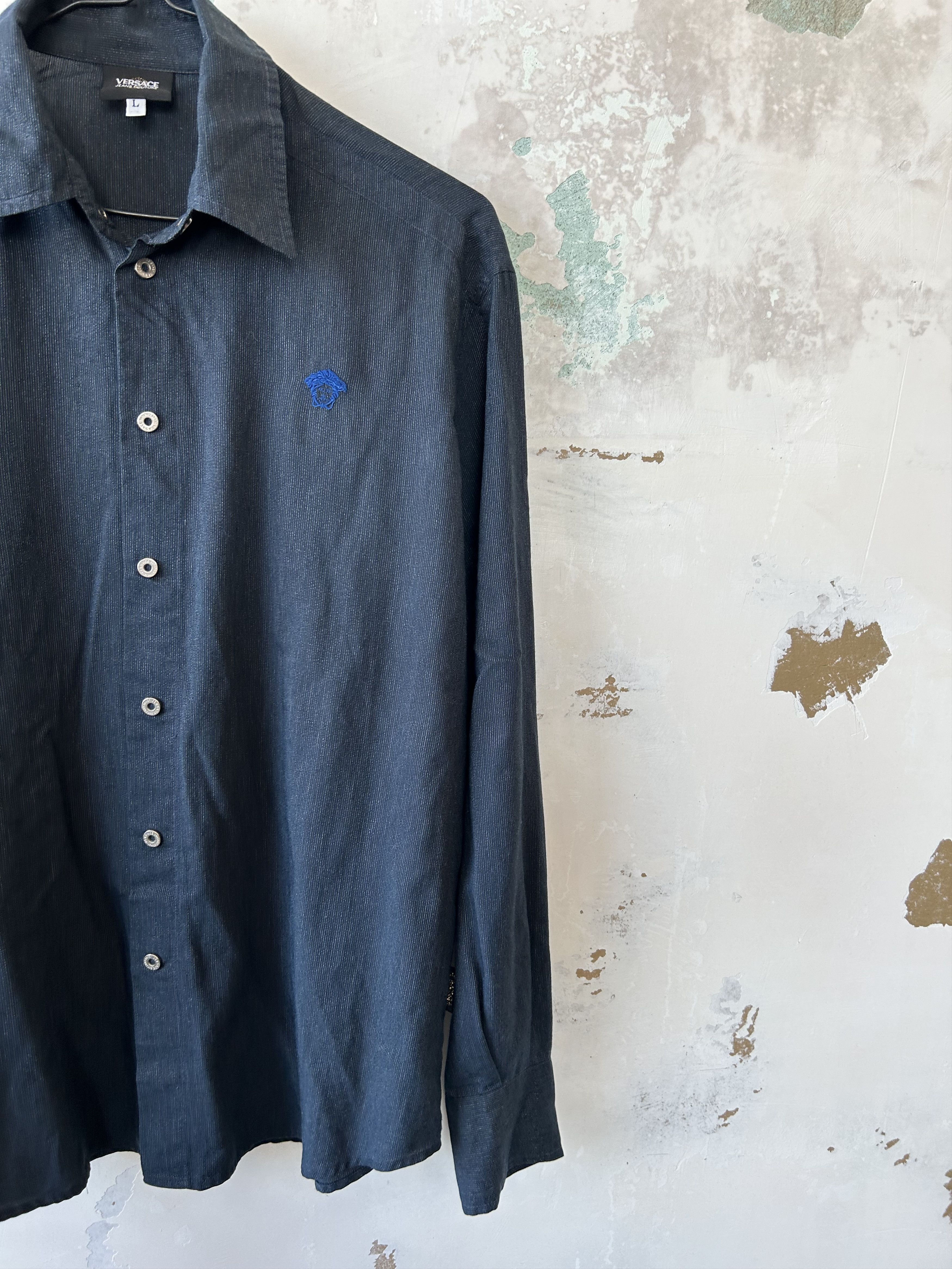 Versace Vintage Versace Shirts Couture Button Up Formal Shirt Size US L / EU 52-54 / 3 - 2 Thumbnail