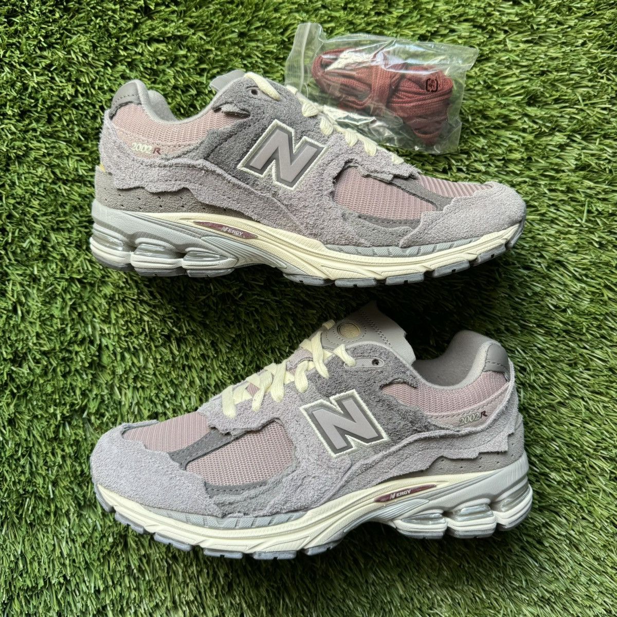 image of New Balance 2002R Protection Pack Lunar New Year Size 5.5 Shoes in Red, Men's