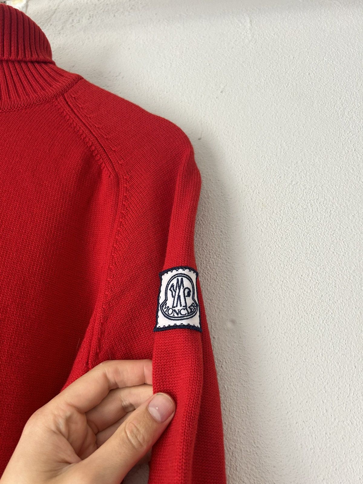 Moncler Virgin Wool Turtleneck Sweater Size US M / EU 48-50 / 2 - 2 Thumbnail