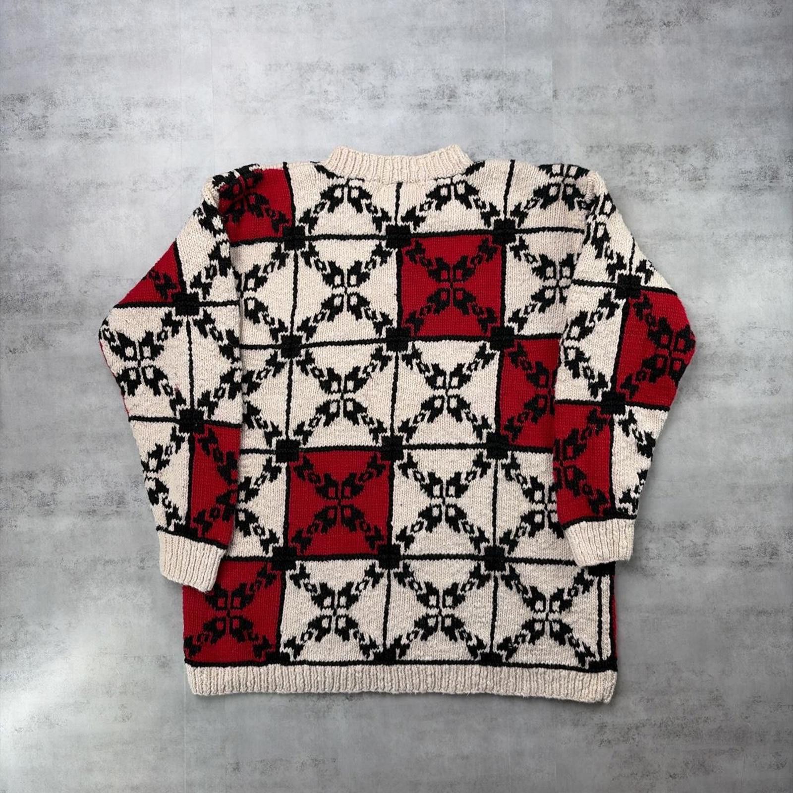 Jones New York Vintage 90’s Jones New York Knit Patterned Sweater Size XL / US 12-14 / IT 48-50 - 6 Thumbnail