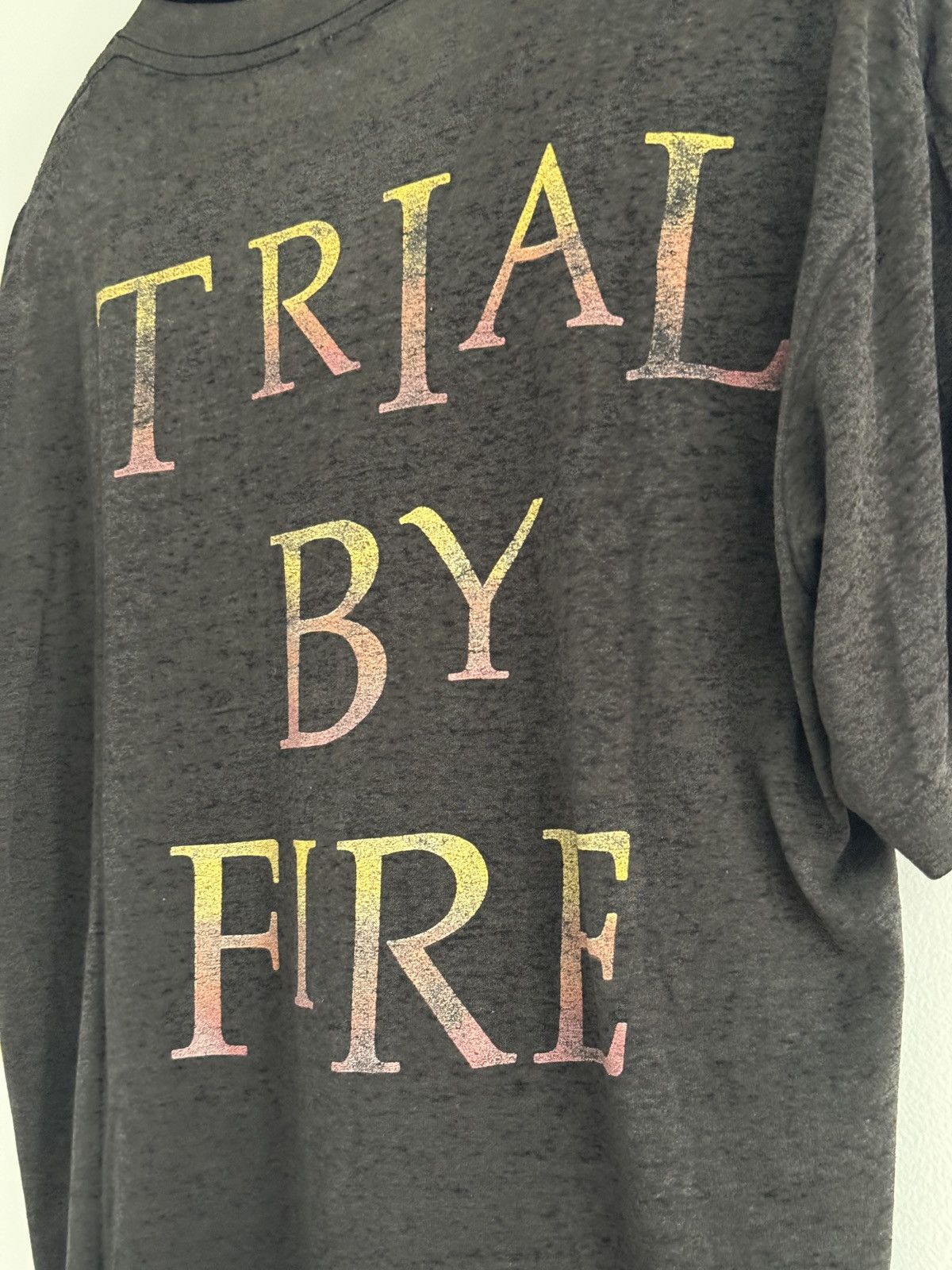 Band Tees *RARE* 1988 80s VINTAGE THRASHED TESTAMENT TRIAL BY FIRE Size US XL / EU 56 / 4 - 9 Thumbnail