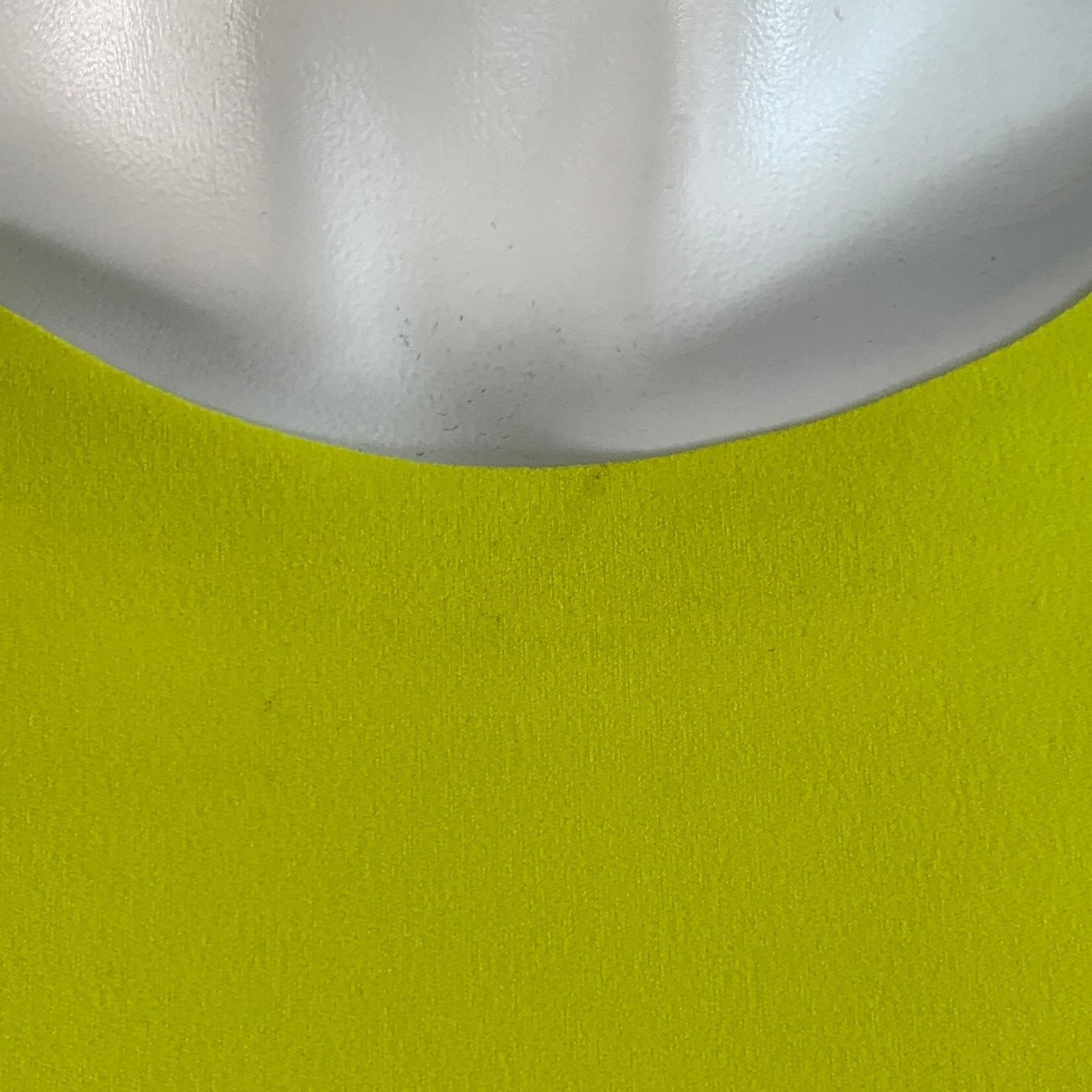 Norma Kamali NORMA KAMALI S Yellow Neon Polyester Crew Neck Casual Top Size S / US 4 / IT 40 - 6 Thumbnail