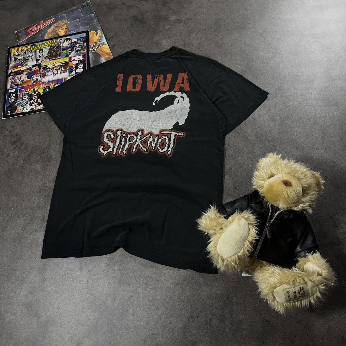 Slipknot Vintage 00s Slipknot Iowa goat big logo heavy metal tee Size US L / EU 52-54 / 3 - 2 Thumbnail