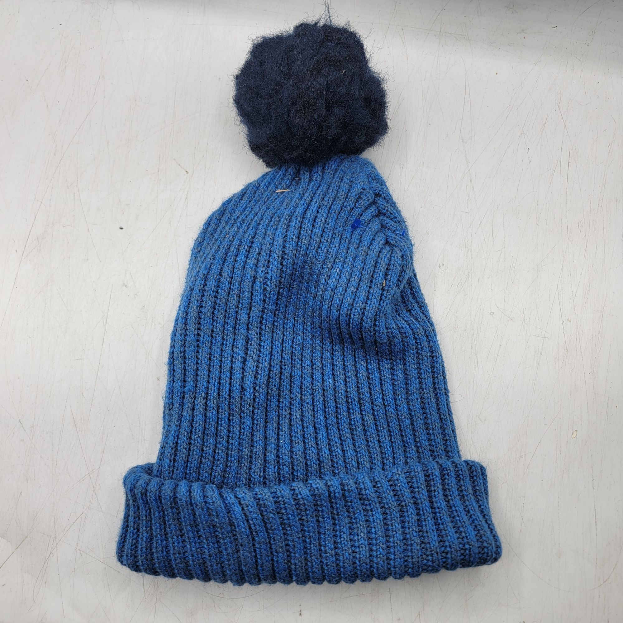 Brixton Brixton Alison Faux Fur Adults Blue Pom Beanie Hat Winter Wa Size ONE SIZE - 2 Thumbnail