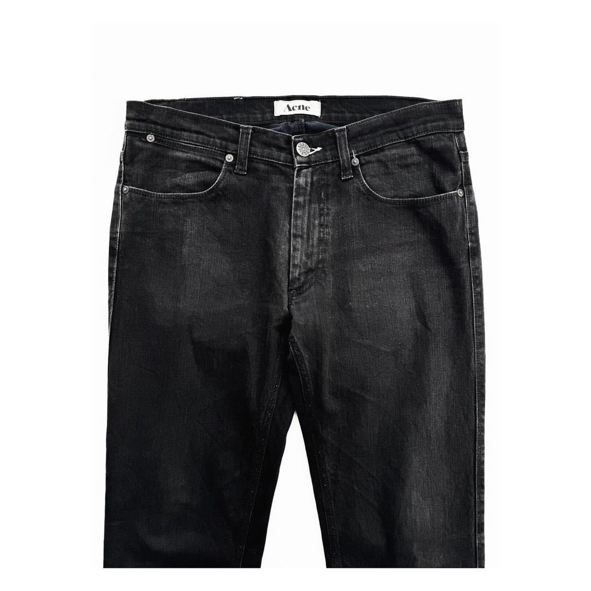 Acne Studios Acne Studios Black Denim Pants Size US 32 / EU 48 - 2 Thumbnail