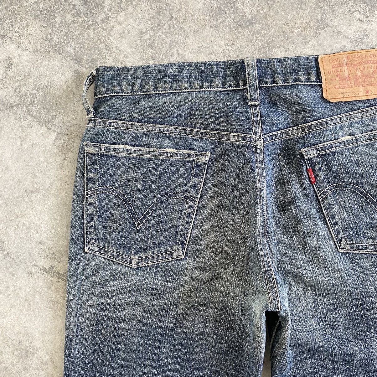 Levi's Vintage 2003 Levis 517 Faded Blue Flared Denim Jeans Size US 30 / EU 46 - 21 Thumbnail
