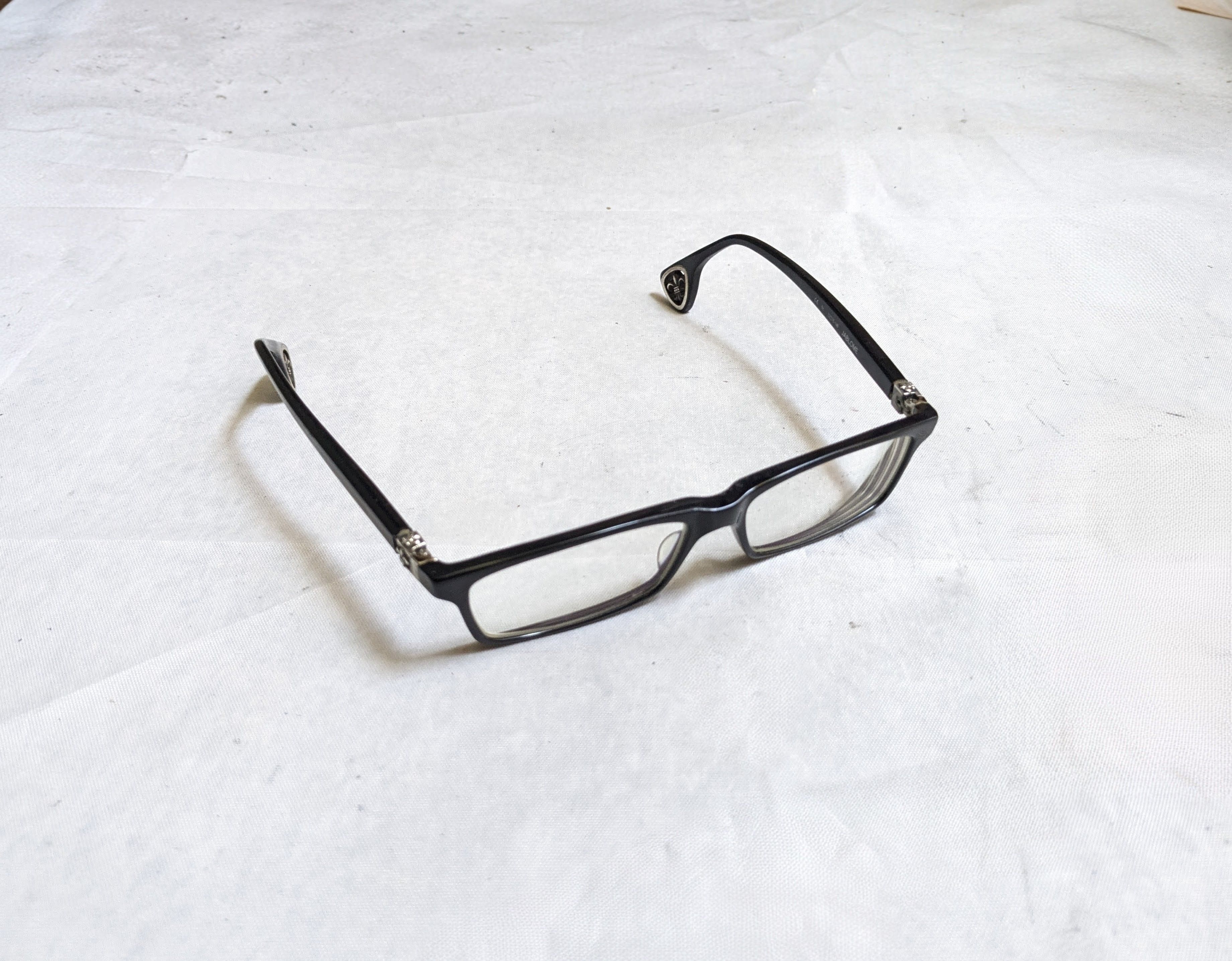 Chrome Hearts Chrome Hearts Jablome Glasses Black Sterling Silver Cross Size ONE SIZE - 2 Thumbnail