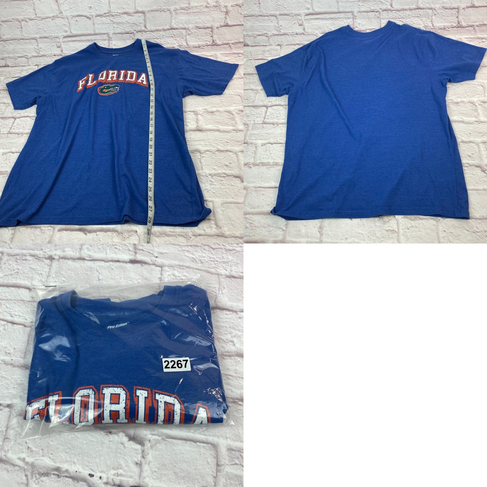 Logo Athletic VINTAGE Florida Gators Pro Edge T-Shirt Men's XL Crew Neck Short Sleeve Logo Athletic Size US XL / EU 56 / 4 - 8 Thumbnail
