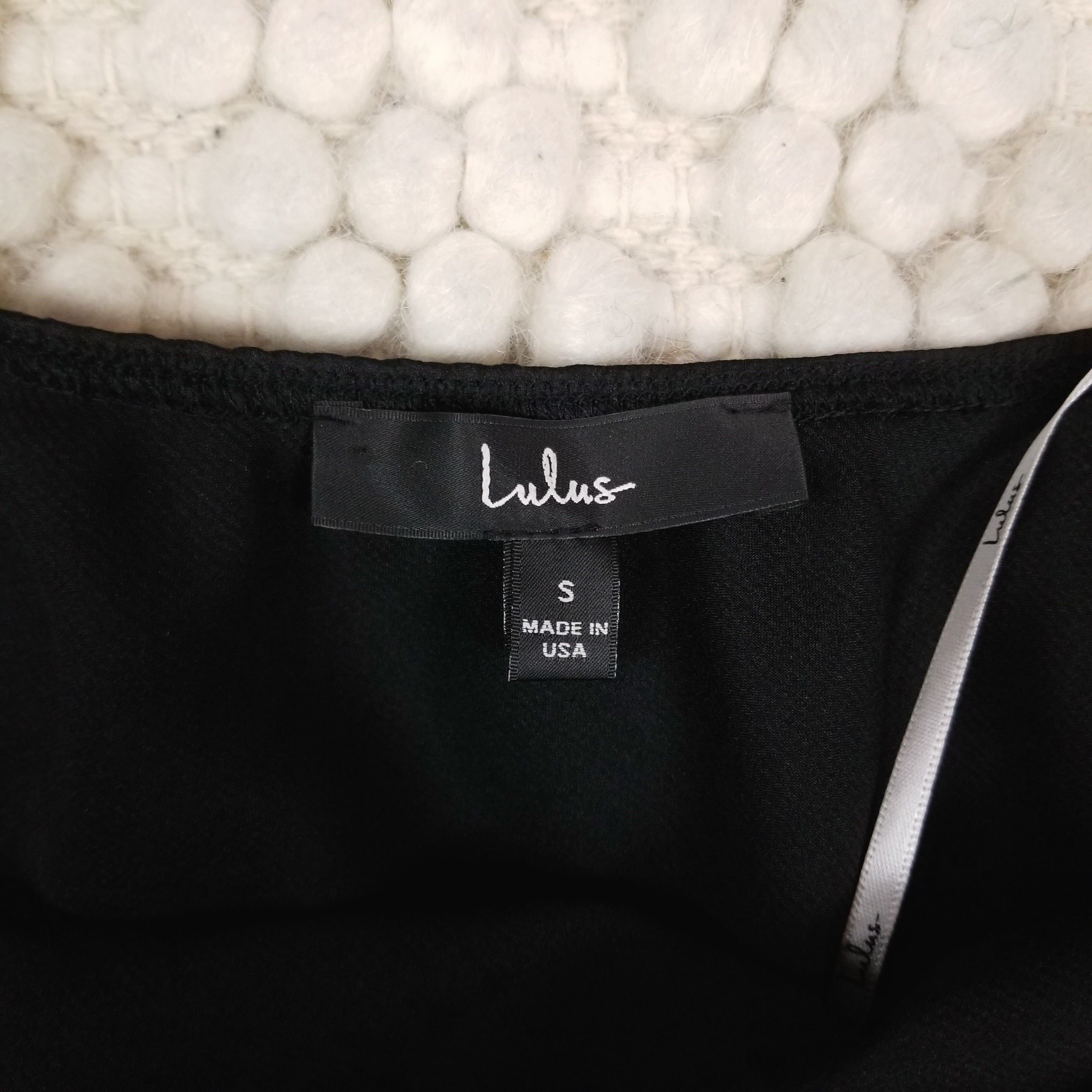 Lulus Glamorous Forever Black Rhinestone Strap Cowl Neck Bodysuit Size S / US 4 / IT 40 - 8 Thumbnail