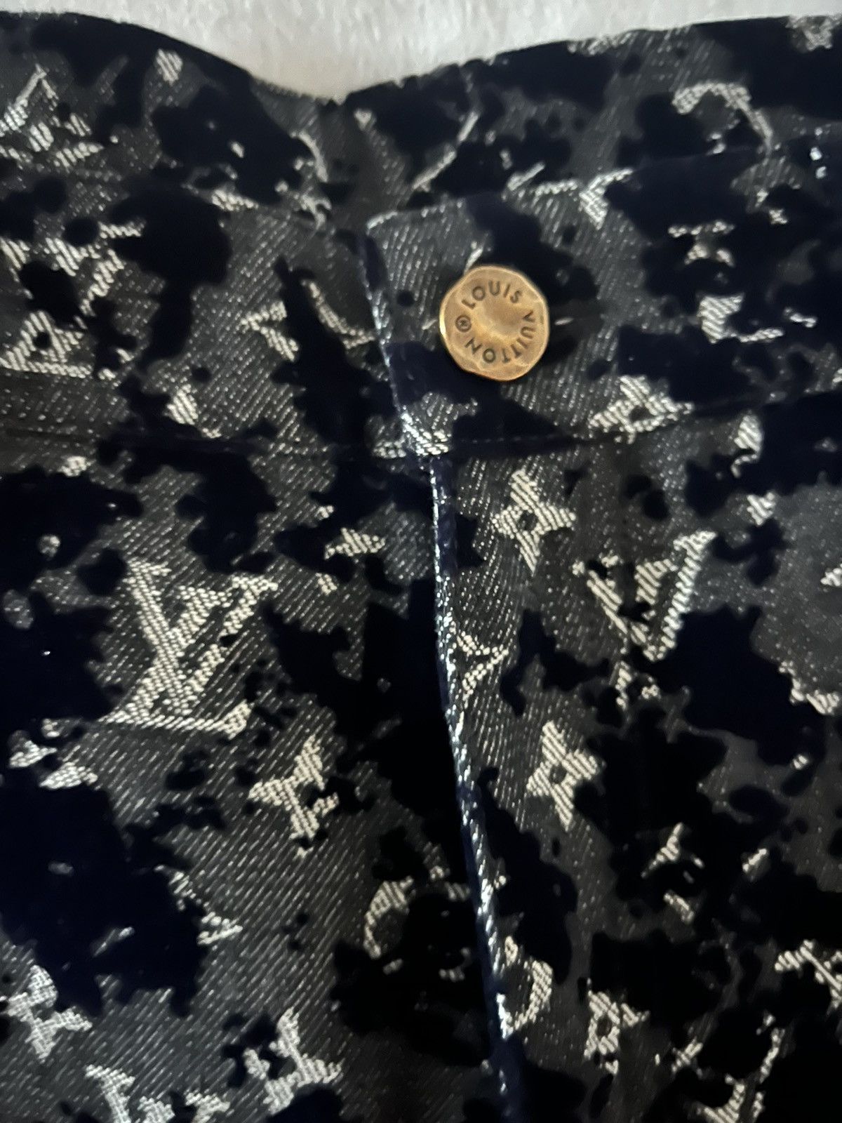 Louis Vuitton Louis Vuitton Flocked Denim Size US 38 / EU 54 - 9 Thumbnail