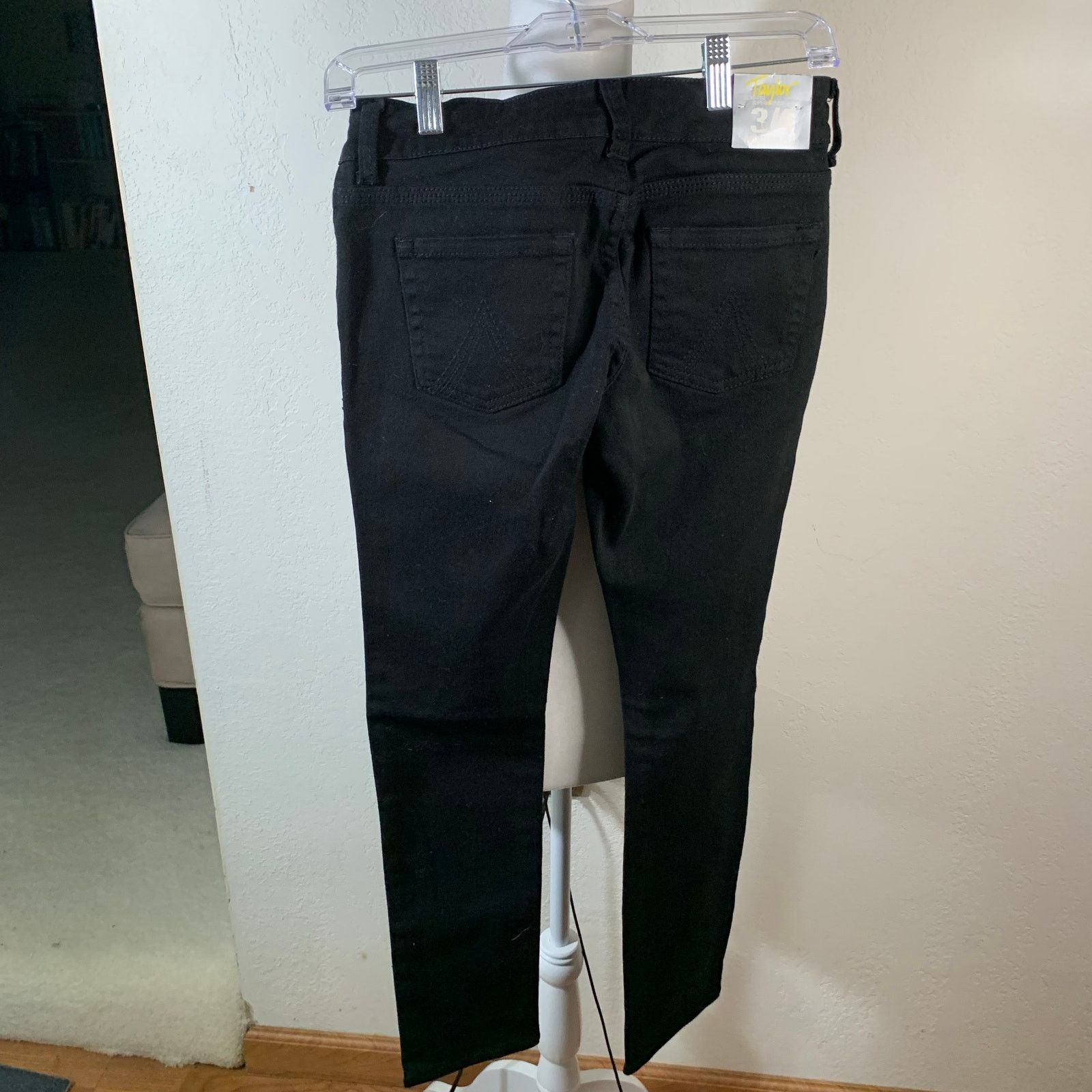Other Taylor Women's Black Skinny Jean Size 32" Size 32" / US 10 / IT 46 - 5 Thumbnail