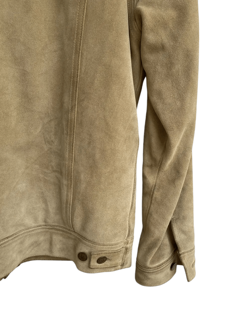 Lee × Vintage Vtg Storm Rider Lee Suede Leather Jacket Size US S / EU 44-46 / 1 - 5 Thumbnail