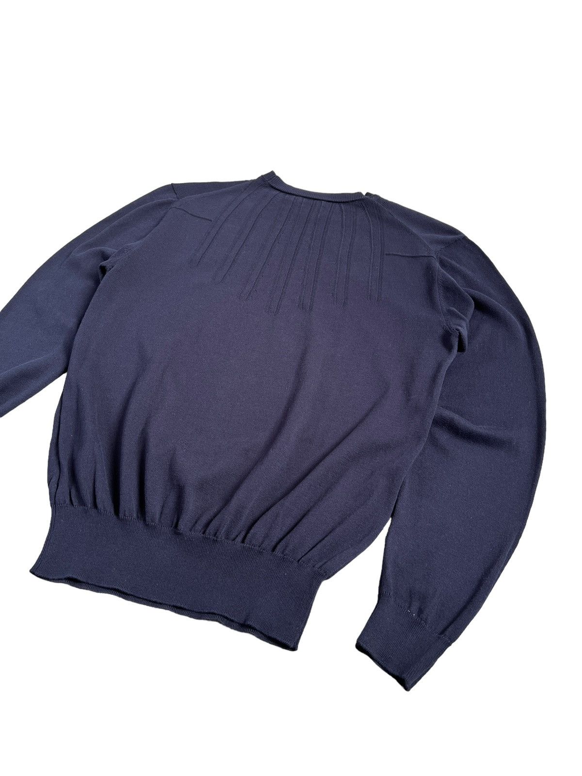 Dior × Hedi Slimane Dior Navy Blue Knitwear Sweater Size US M / EU 48-50 / 2 - 9 Thumbnail