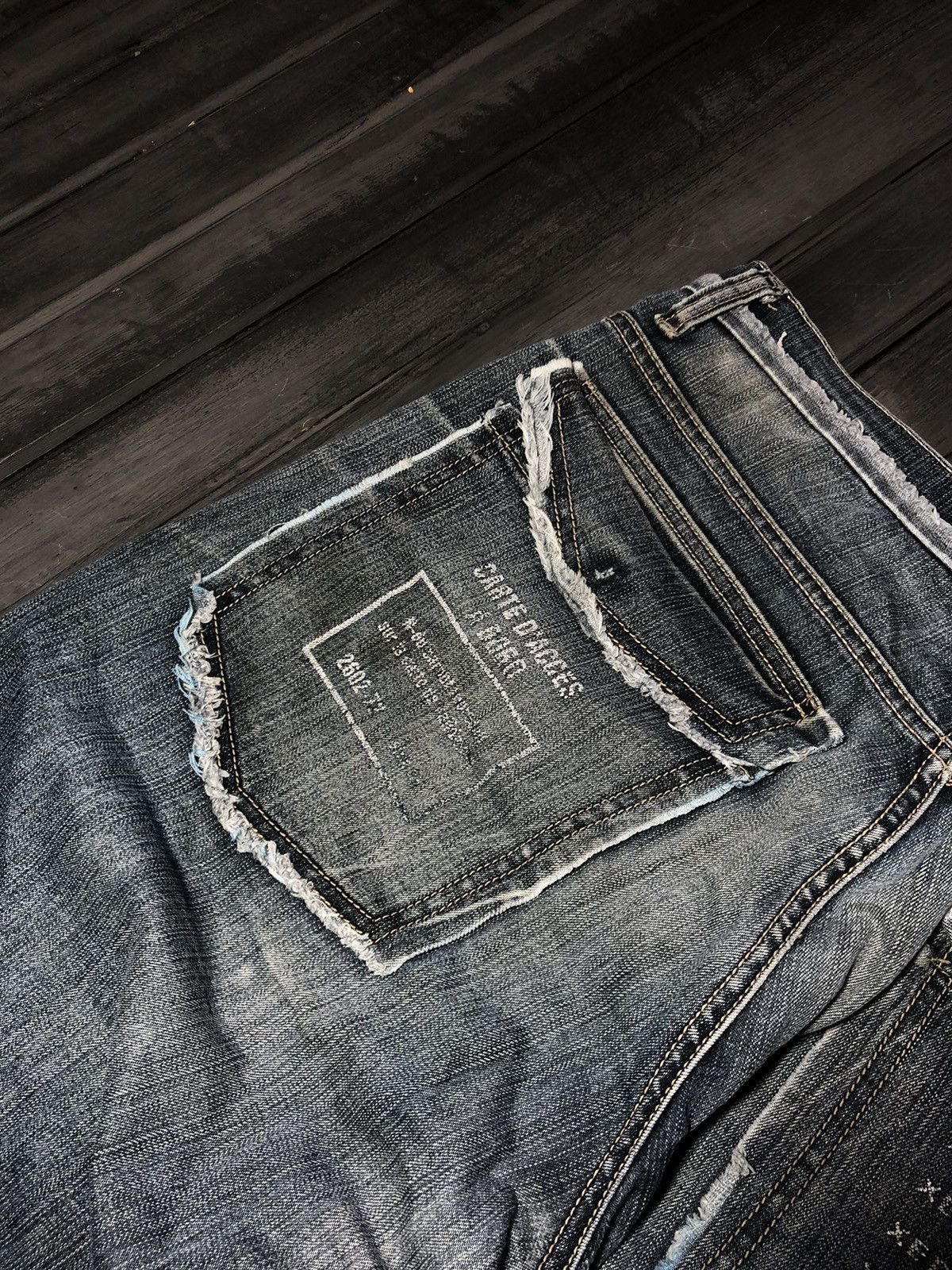 Hysteric Glamour Vintage Rick Owens Junya Watanabe Style Washed Jeans Size US 34 / EU 50 - 4 Thumbnail