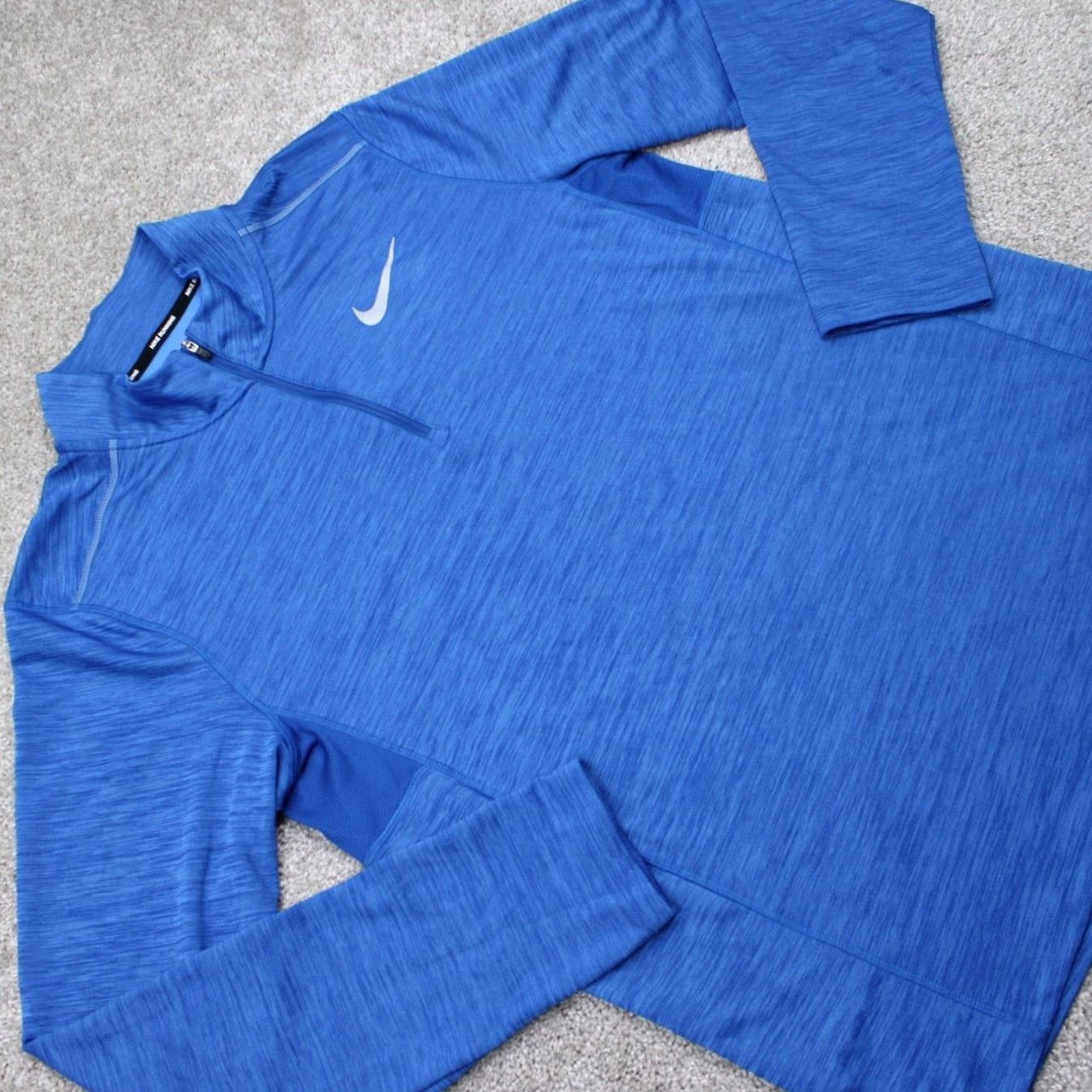 Nike Nike Pacer Sweatshirt Mens Large Blue Dri-Fit 1/2 Zip L/S Pullover Size US L / EU 52-54 / 3 - 6 Thumbnail