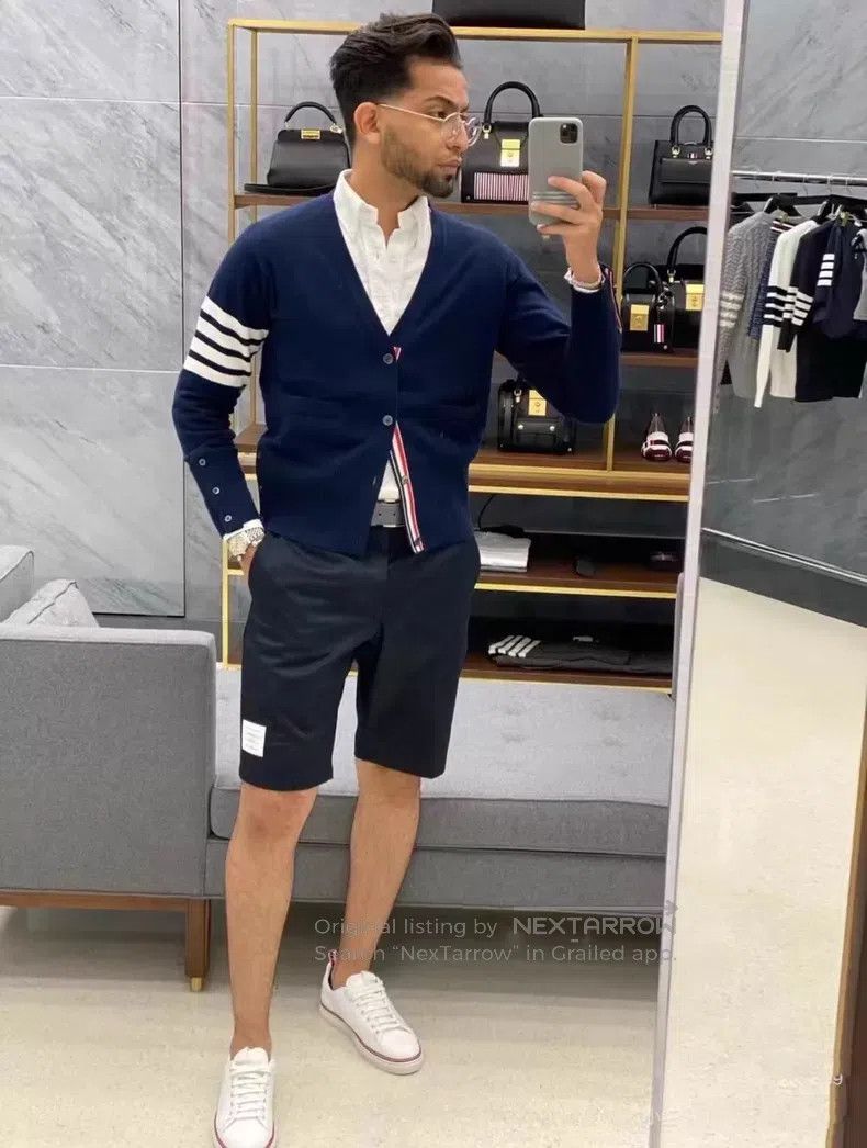 Thom Browne Thom Browne Cashmere Cardigan Size US S / EU 44-46 / 1 - 8 Thumbnail