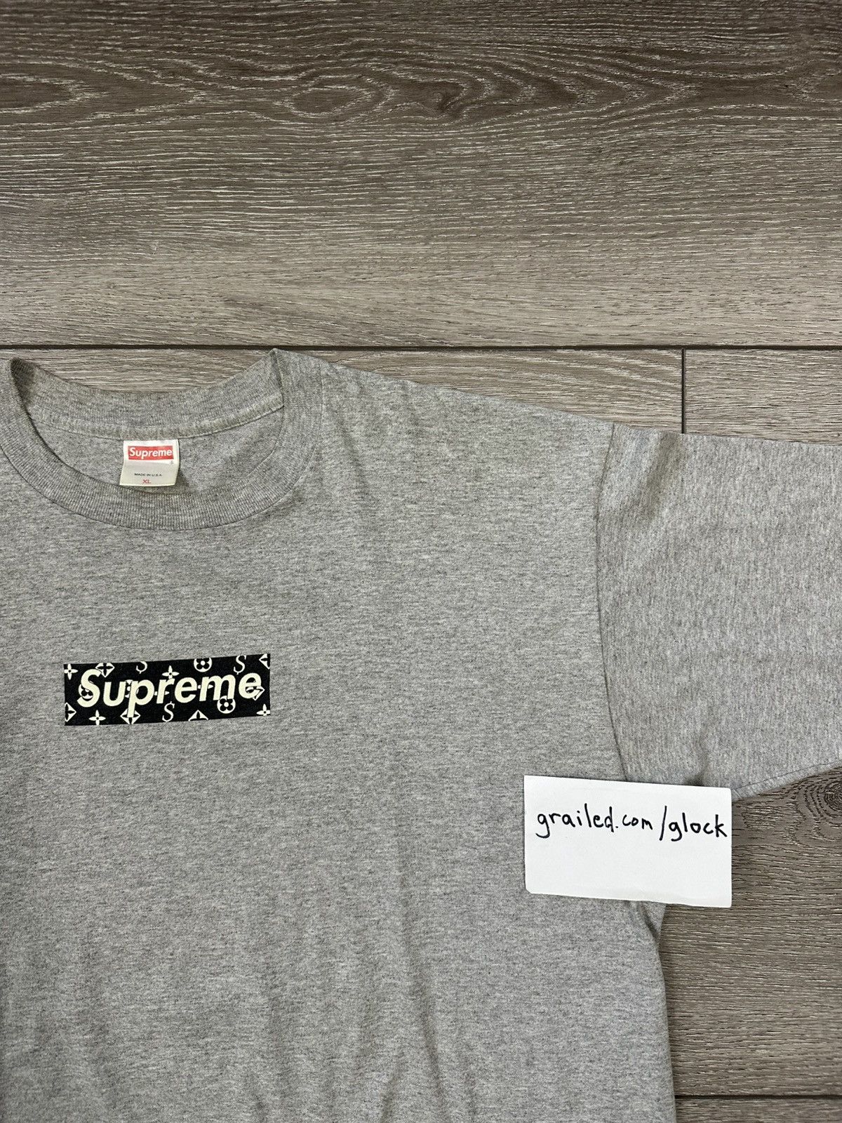 Supreme Supreme LV Monogram Box Logo Cease And Desist Tee S/S 2000 Size US XL / EU 56 / 4 - 13 Thumbnail
