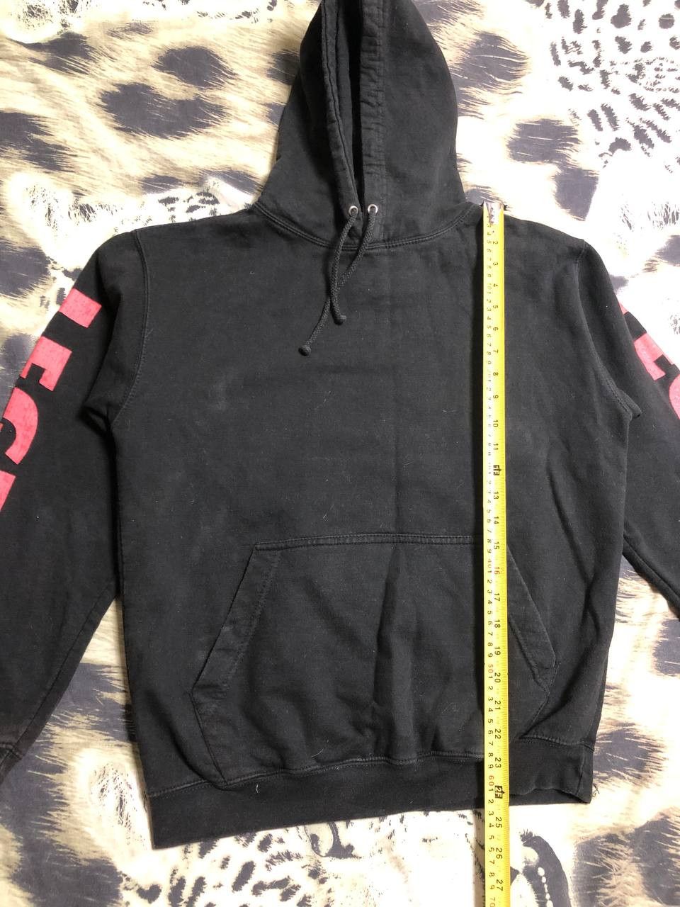 XO XO black hoodie vintage crazy Y2K big logo streetwear Size US M / EU 48-50 / 2 - 12 Thumbnail
