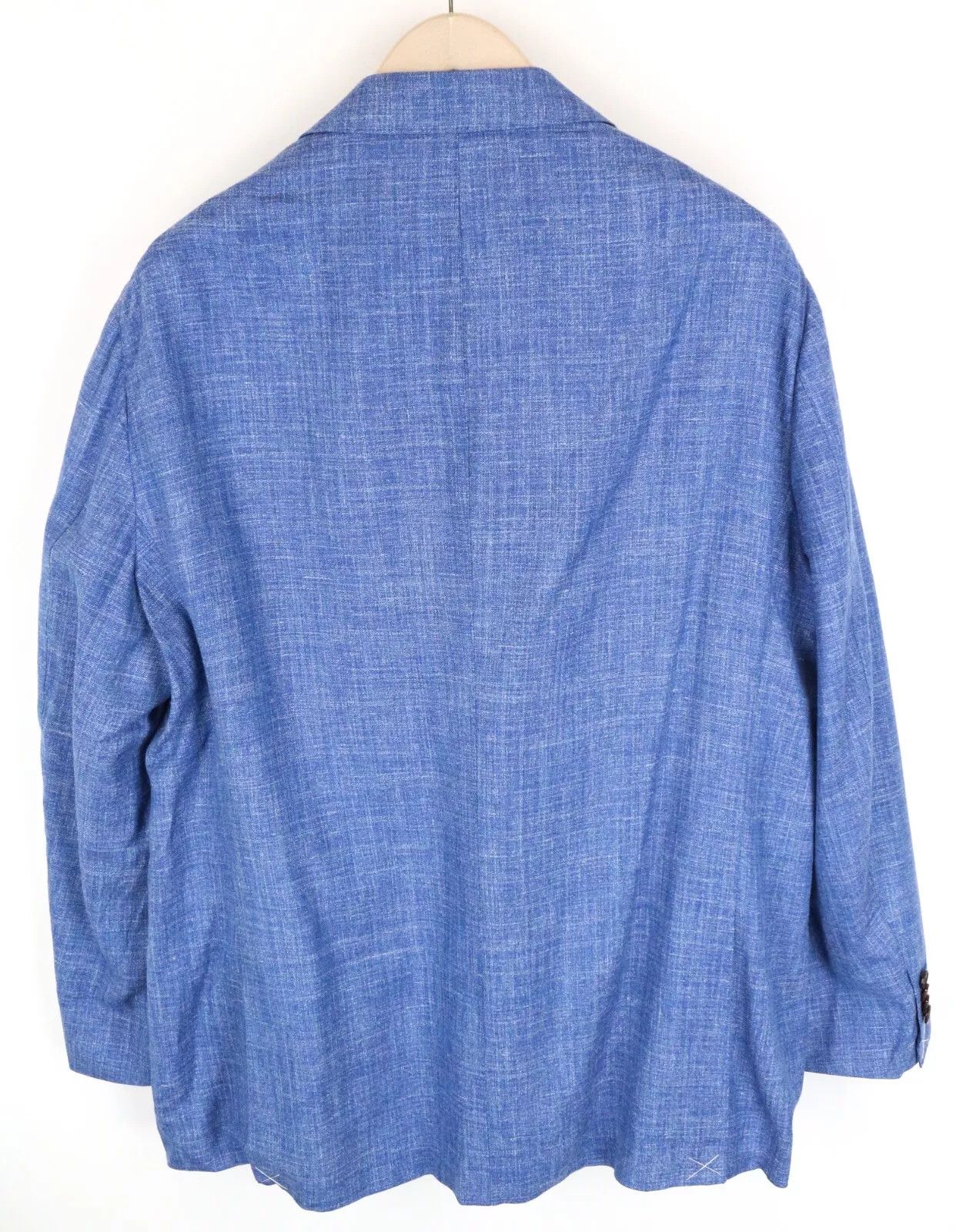 Suitsupply HAVANA UK50S Blue Wool Silk Linen Blazer 62867 Size 50S - 4 Thumbnail