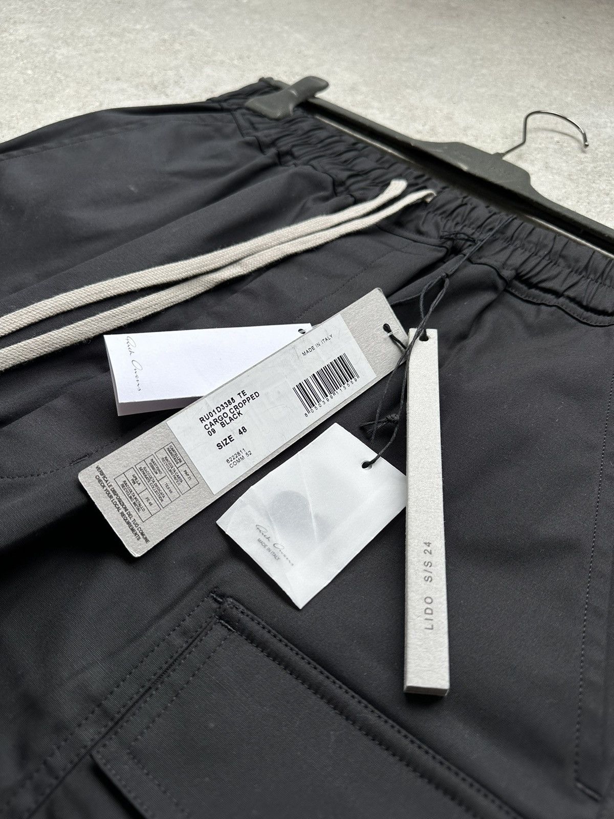 Rick Owens RICK OWENS CROPPED CARGO PANTS Size US 32 / EU 48 - 8 Thumbnail