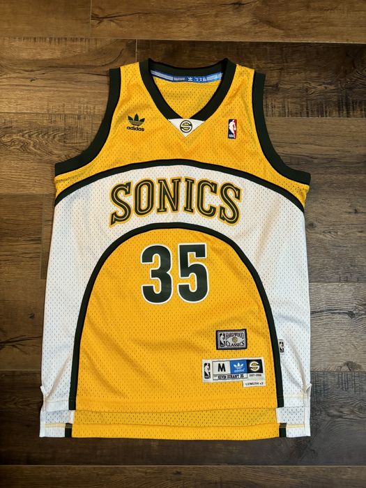 Kevin durant supersonics on sale jersey