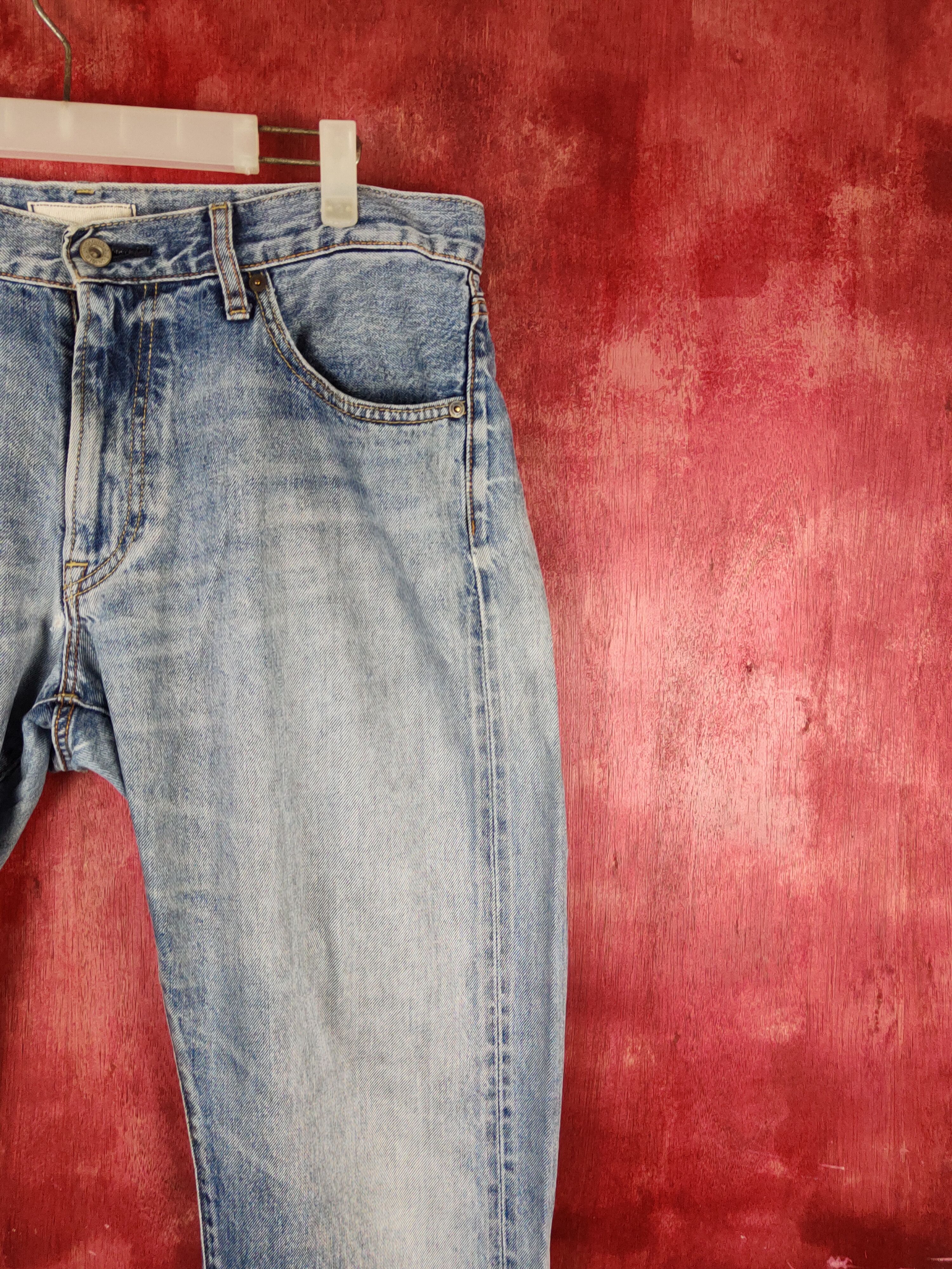 Japanese Brand Uniqlo Blue Faded Distressed Ripped Jeans #S1704 Size US 34 / EU 50 - 5 Thumbnail