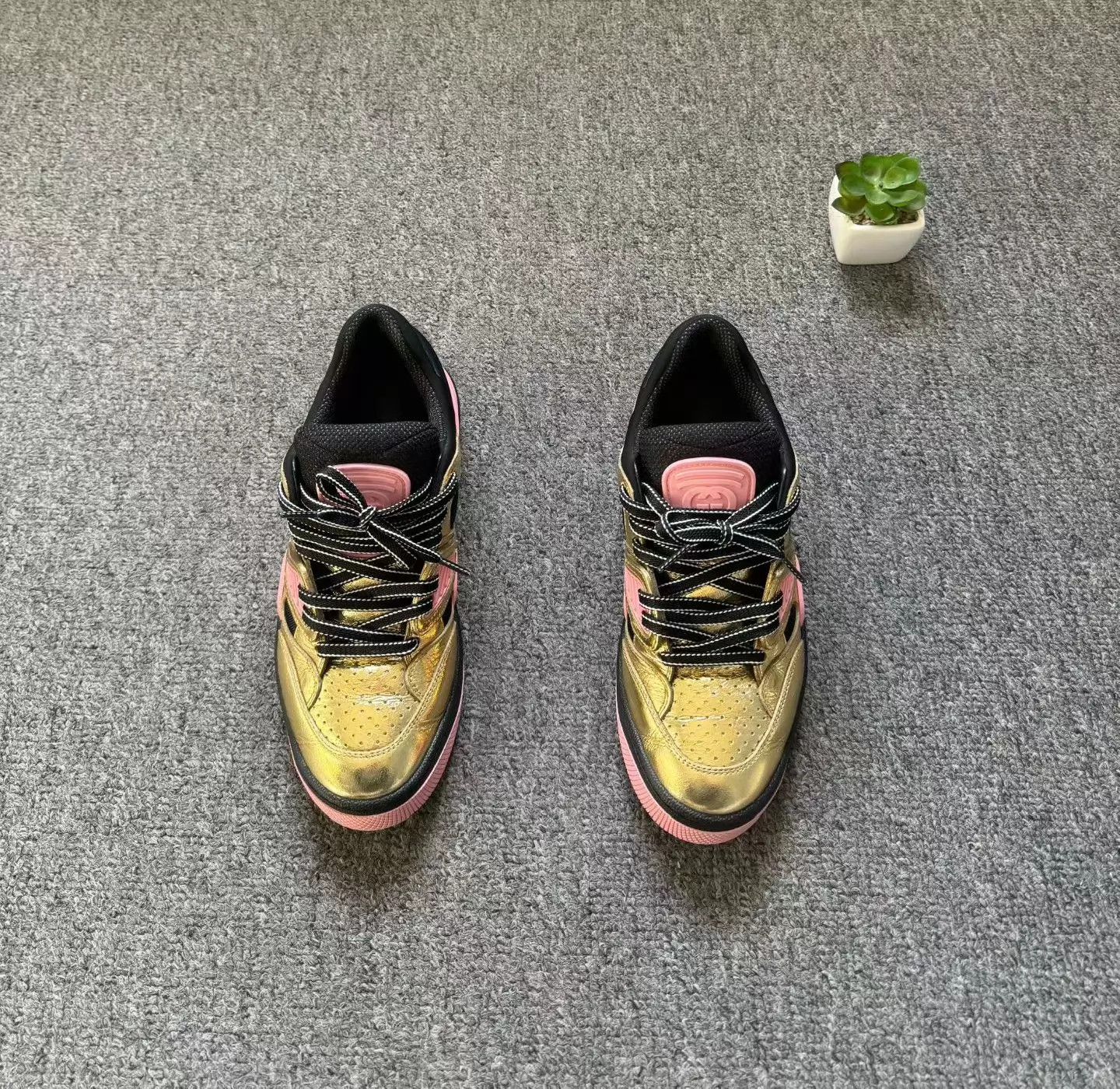 Gucci Gucci Basket Pink Gold 36.5 (Worn Once, Like New) Size US 5.5 / IT 35.5 - 5 Thumbnail